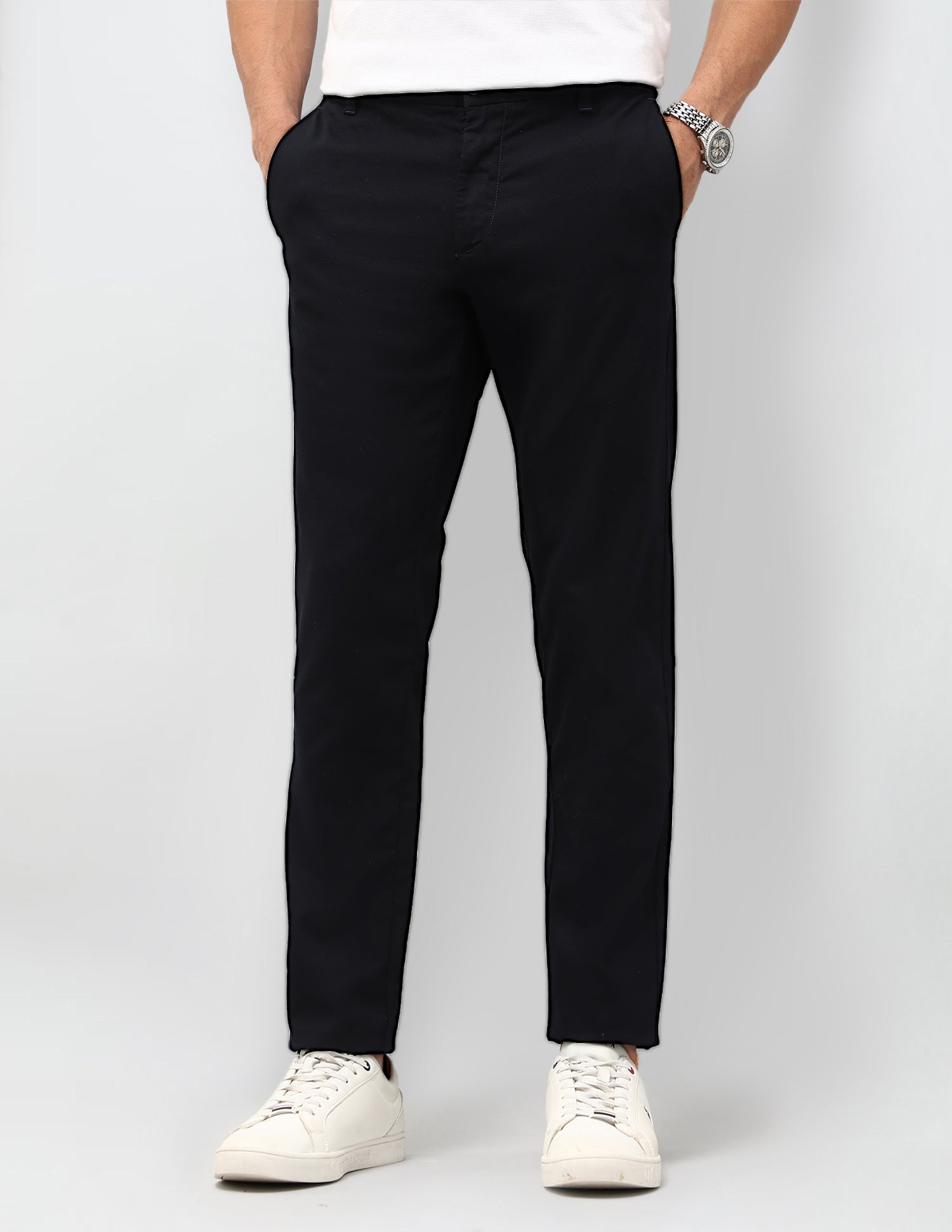 Dobby Denver Slim Fit Trousers