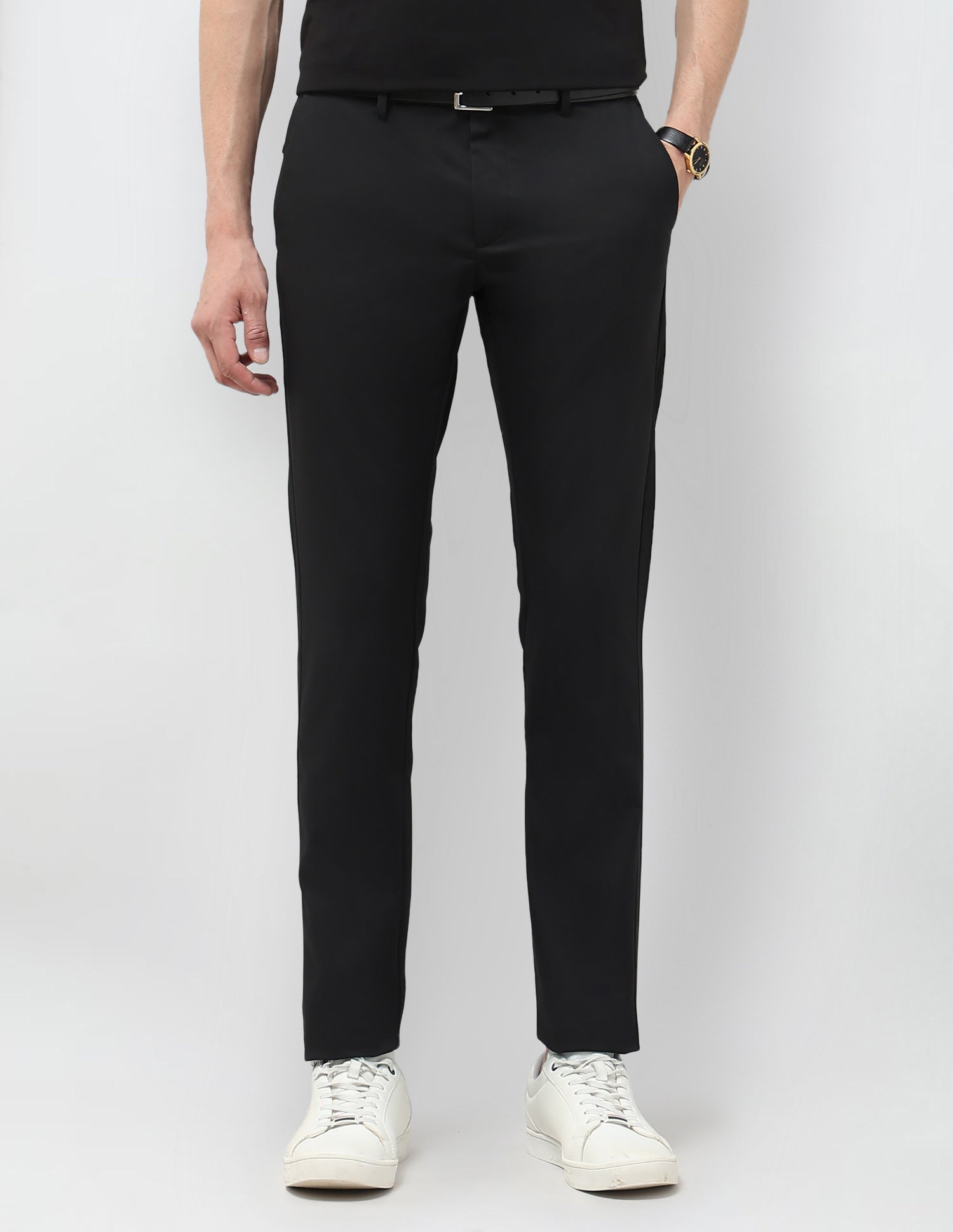 Austin Slim Fit Satin Trousers