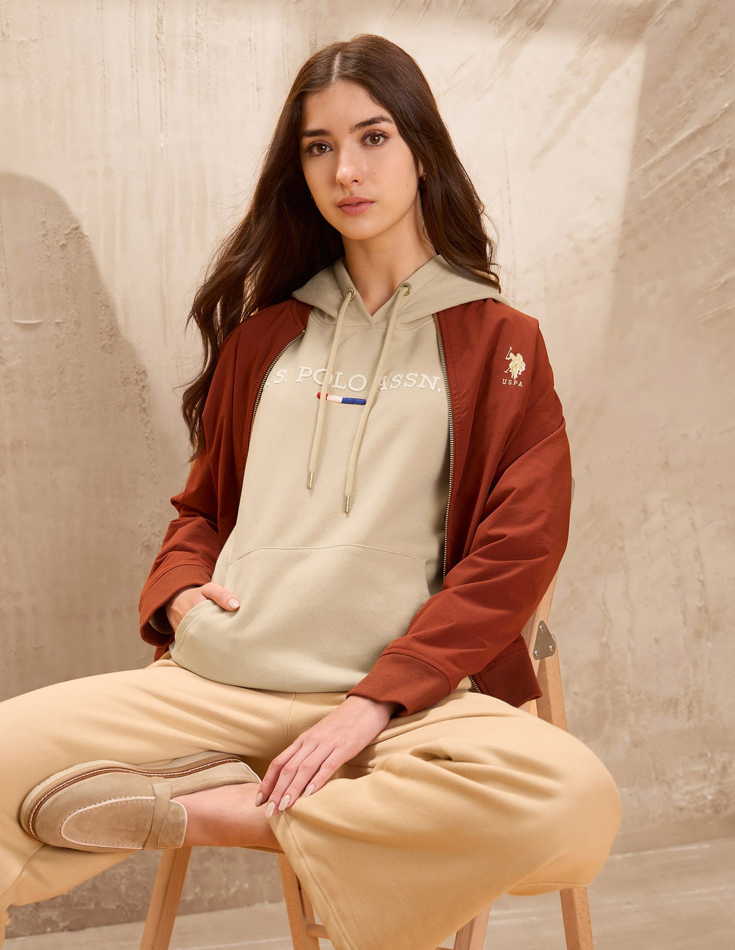 Loose Fit Hooded Sweatshirt