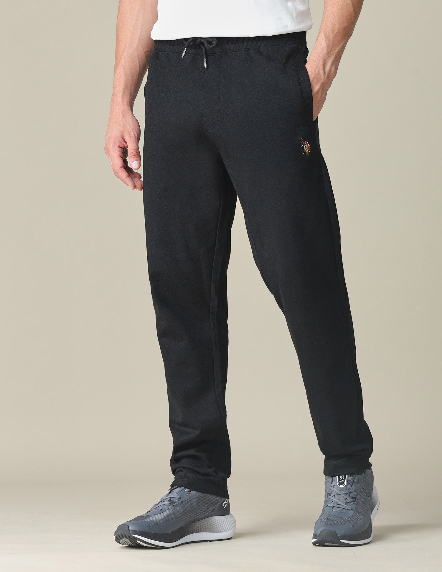 Solid Regular Fit Track Pants