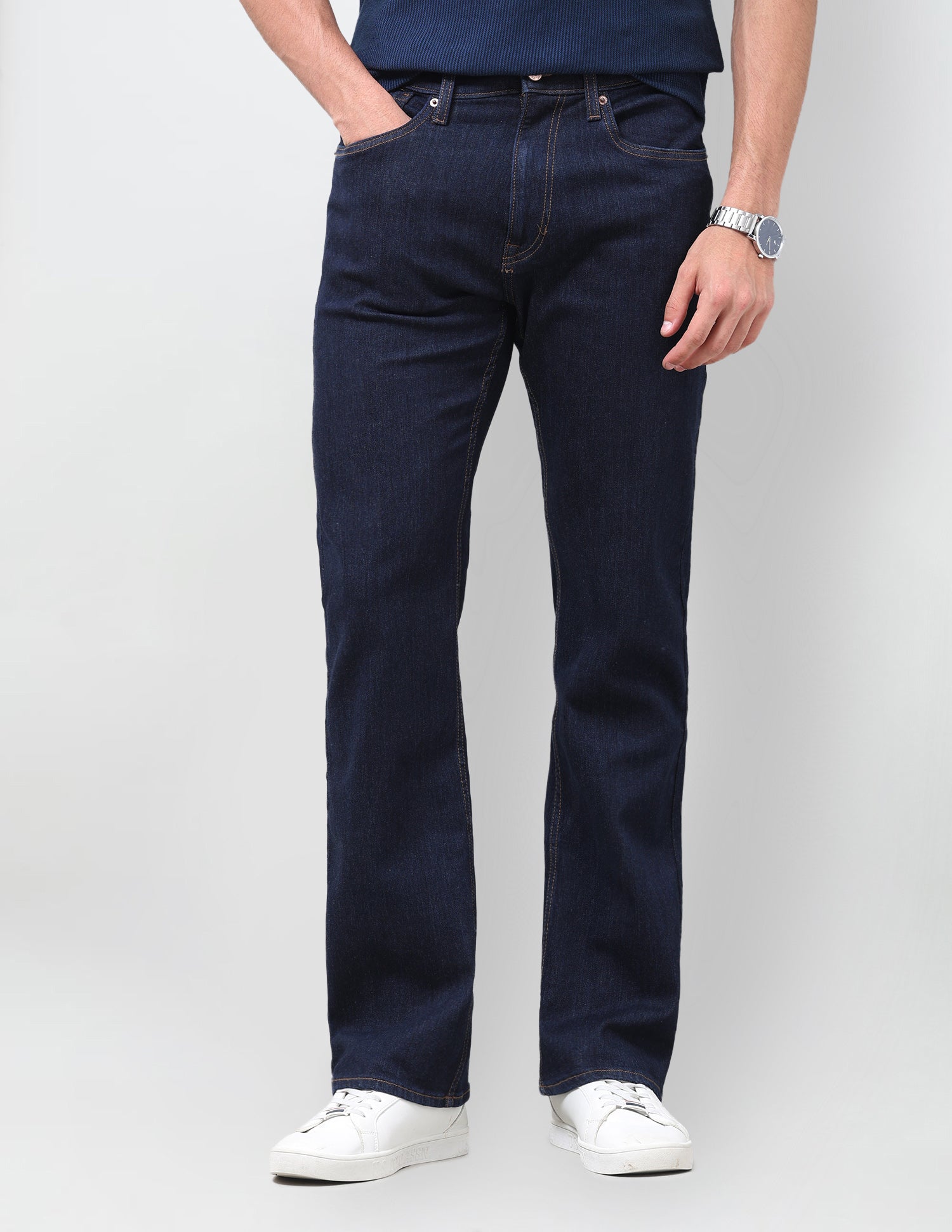 Connor Bootcut Fit Blue Jeans