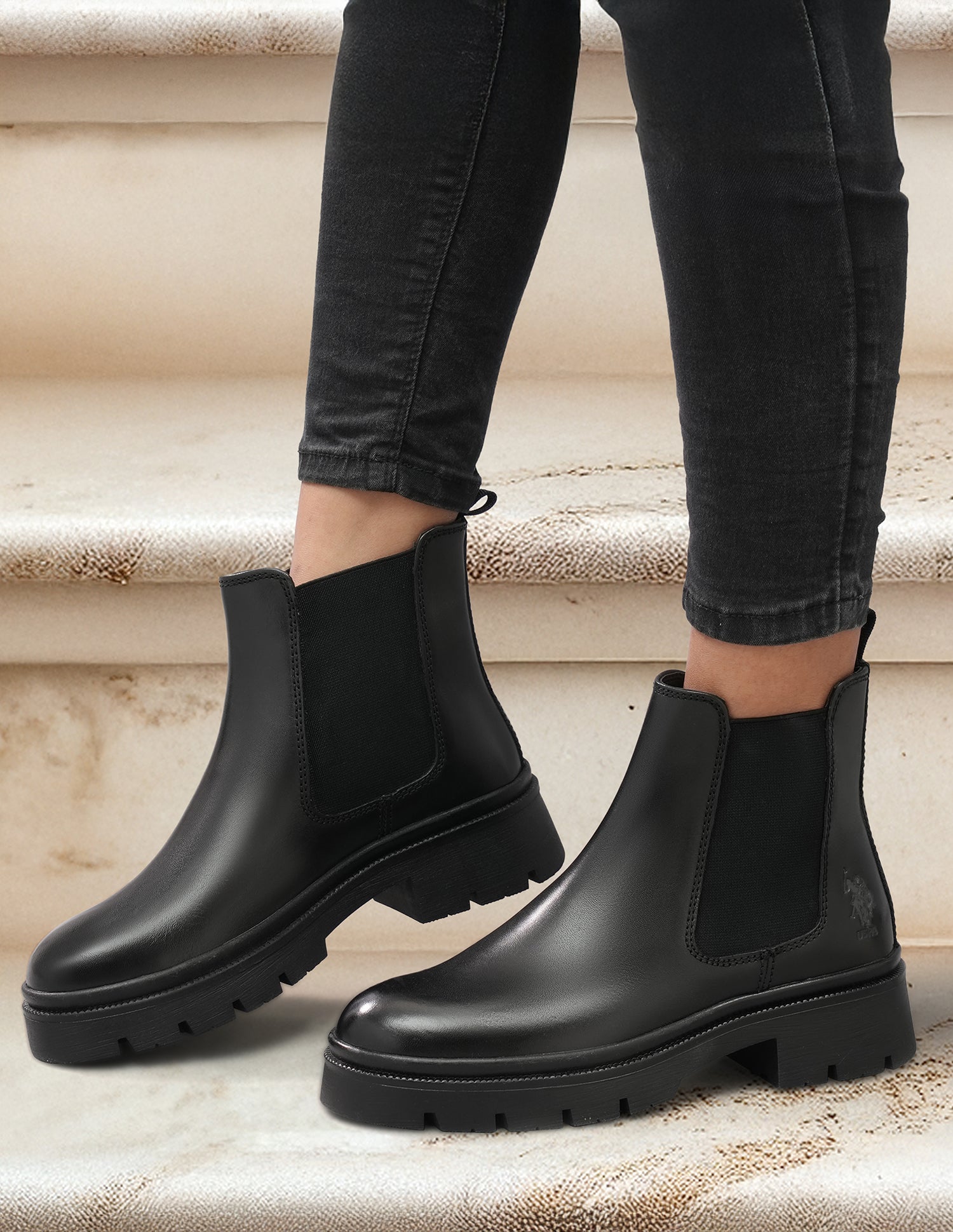Indiamart All Black Leather Boots Indiamart High End Chelsea Boots
