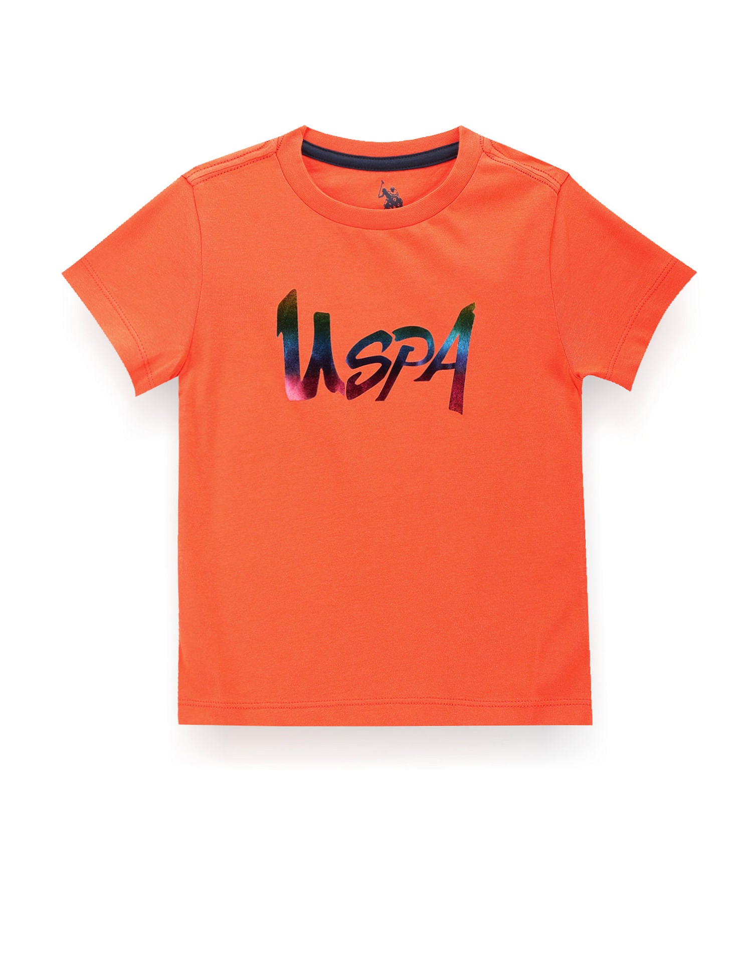 Boys Brand Print Cotton T-Shirt
