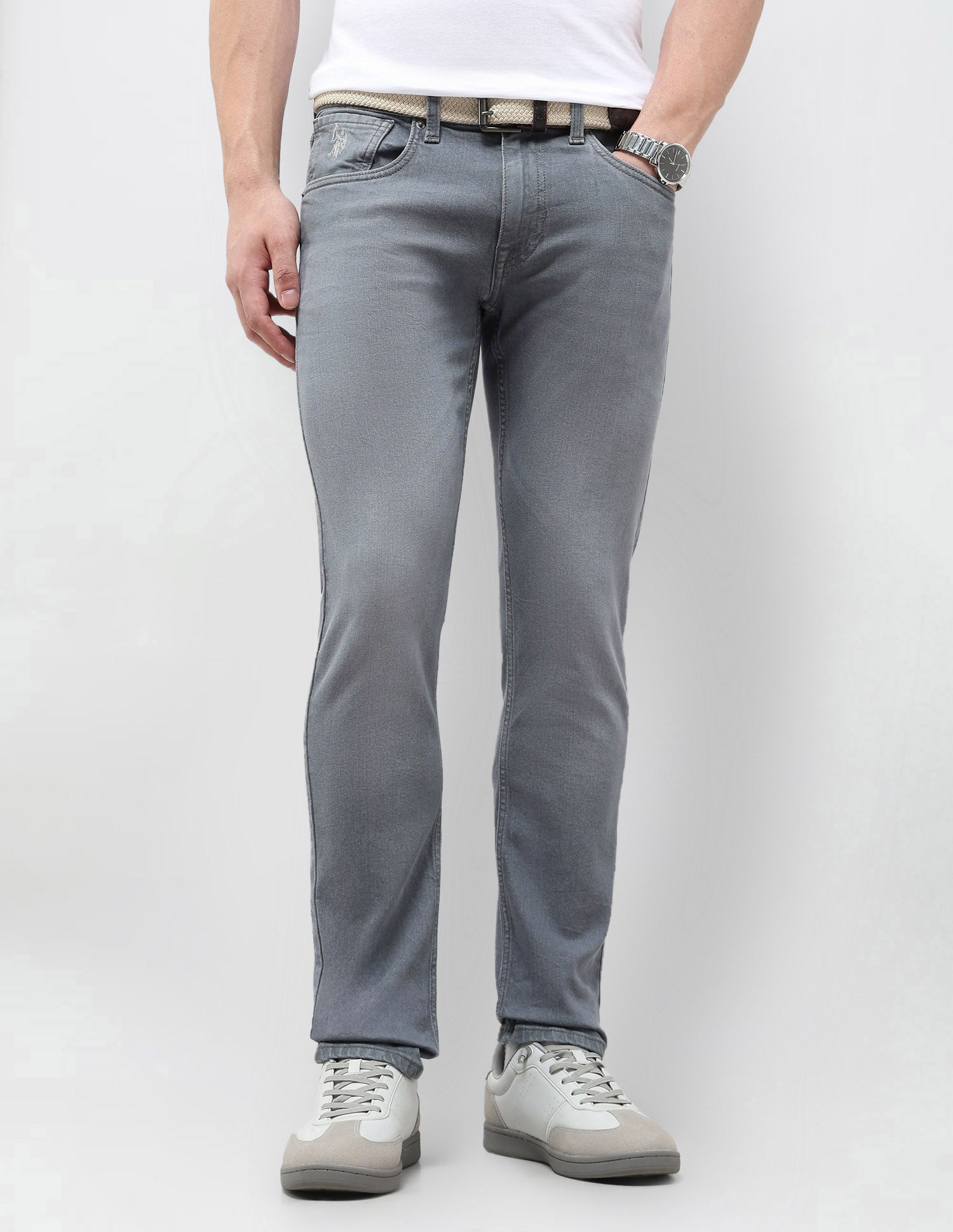 Brandon Slim Tapered Fit Stone Washed Jeans