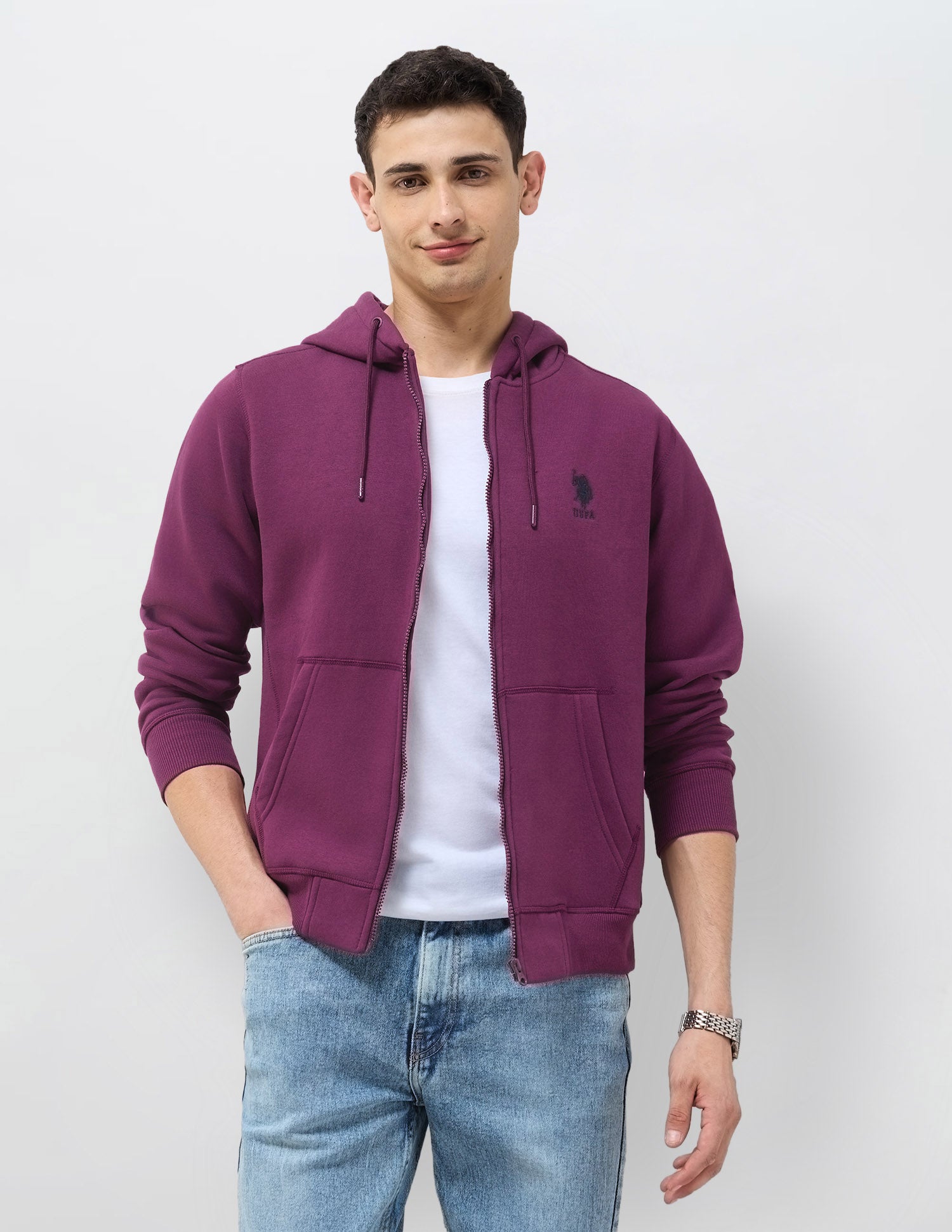 Solid Regular Fit Sweatshirt