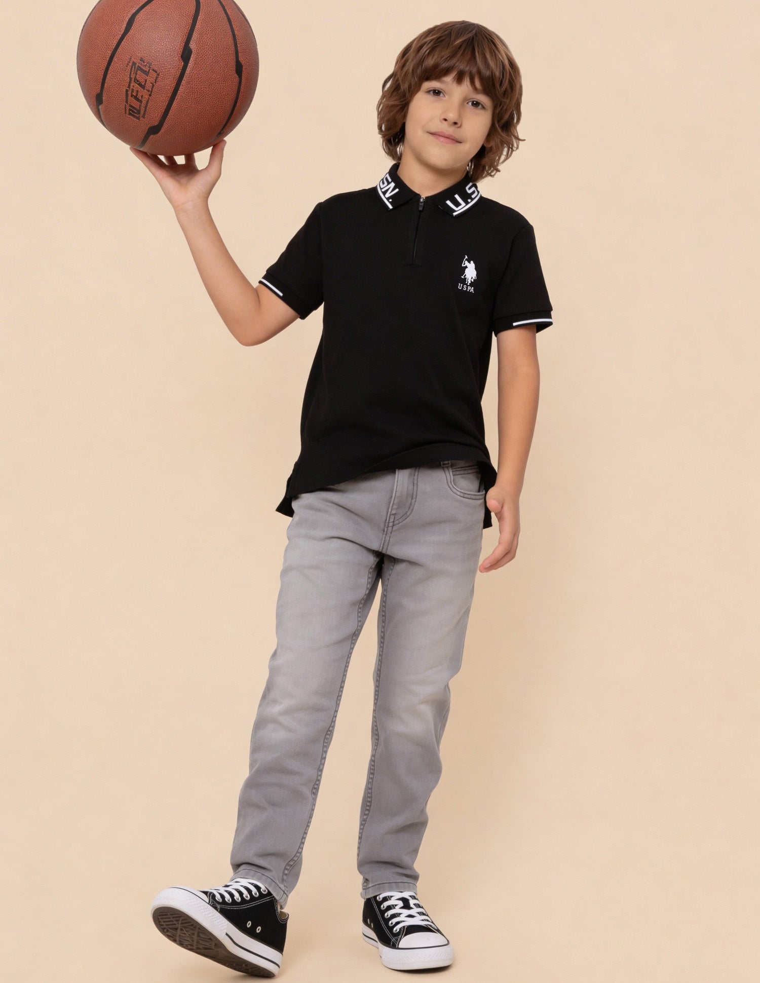 Solid Regular Fit Polo Shirt