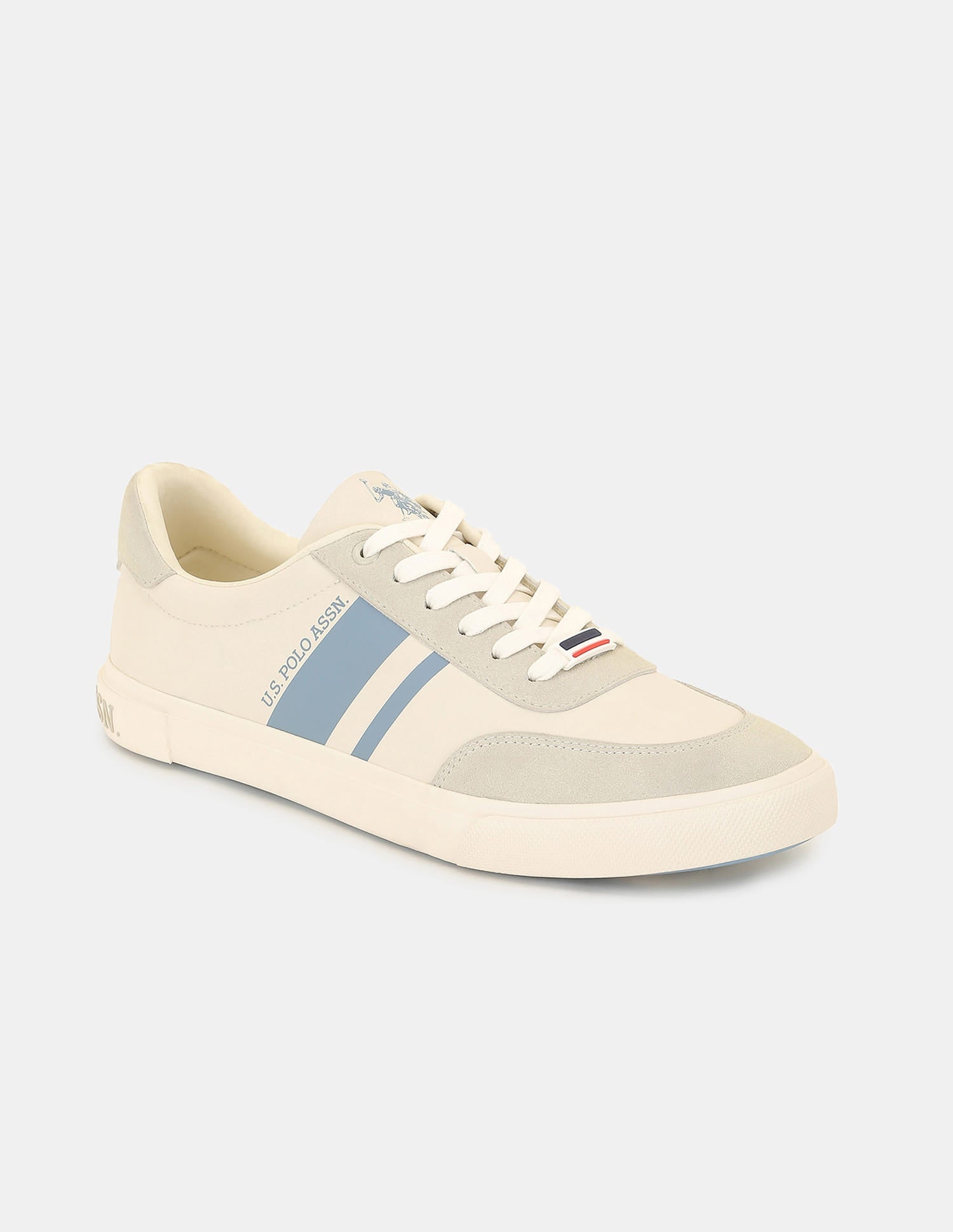 Men Krister 4.0 Colourblocked Sneakers Cream - U.S. Polo Assn. India | Large
