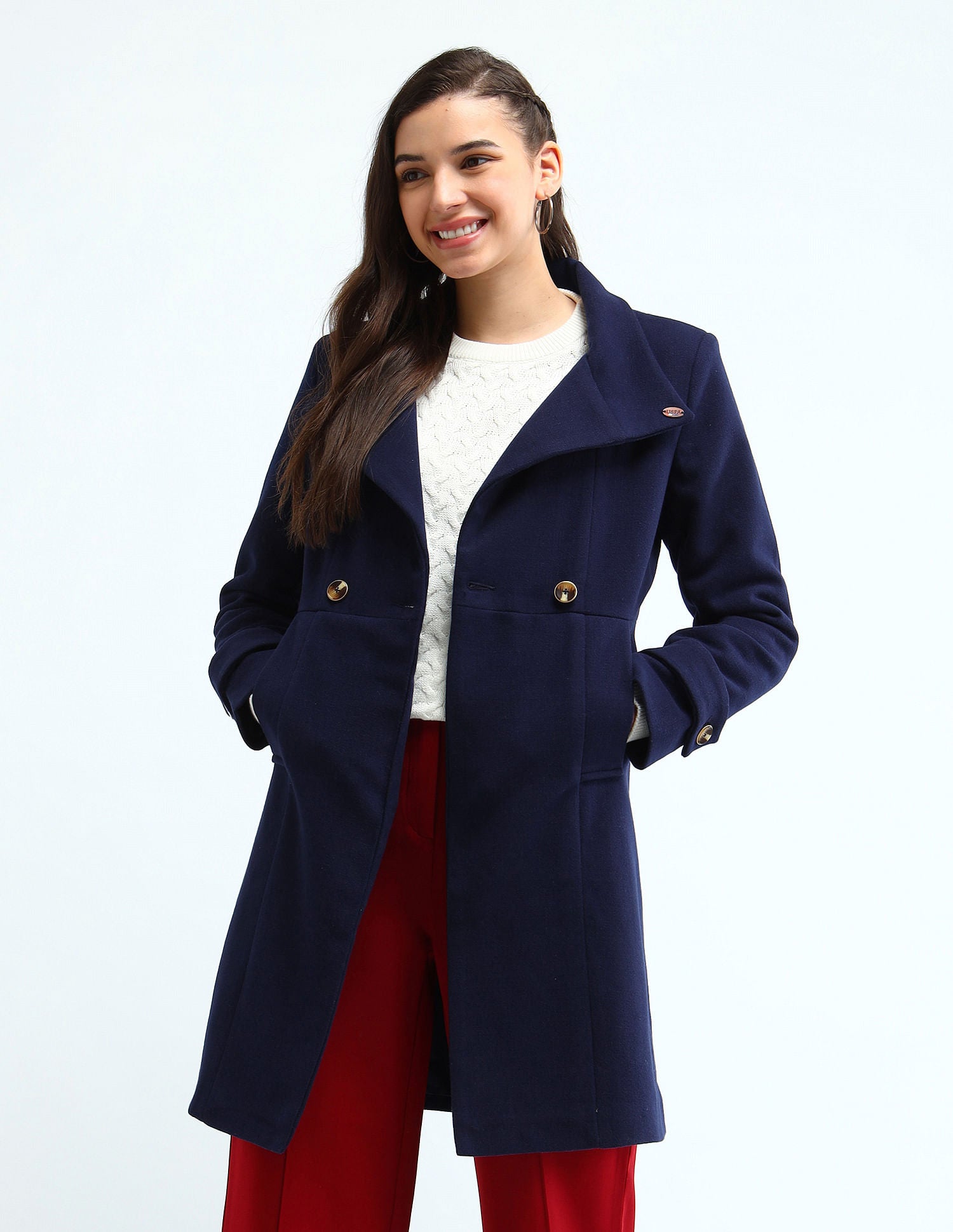 Double Breasted A Line Jacket