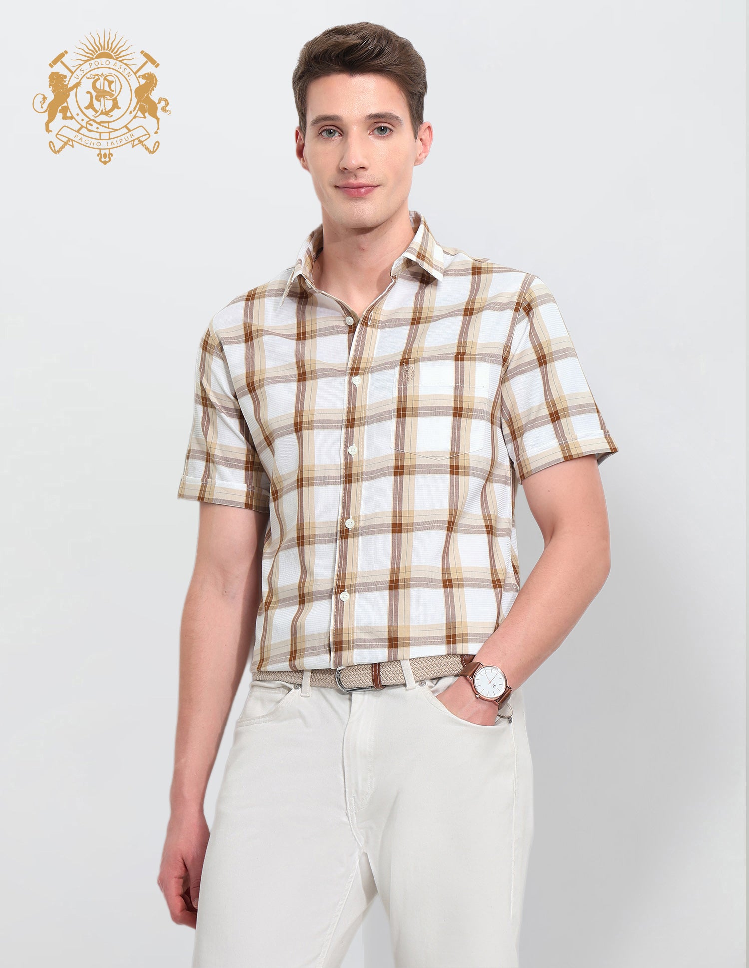 White Harbour Tartan Checked Shirt