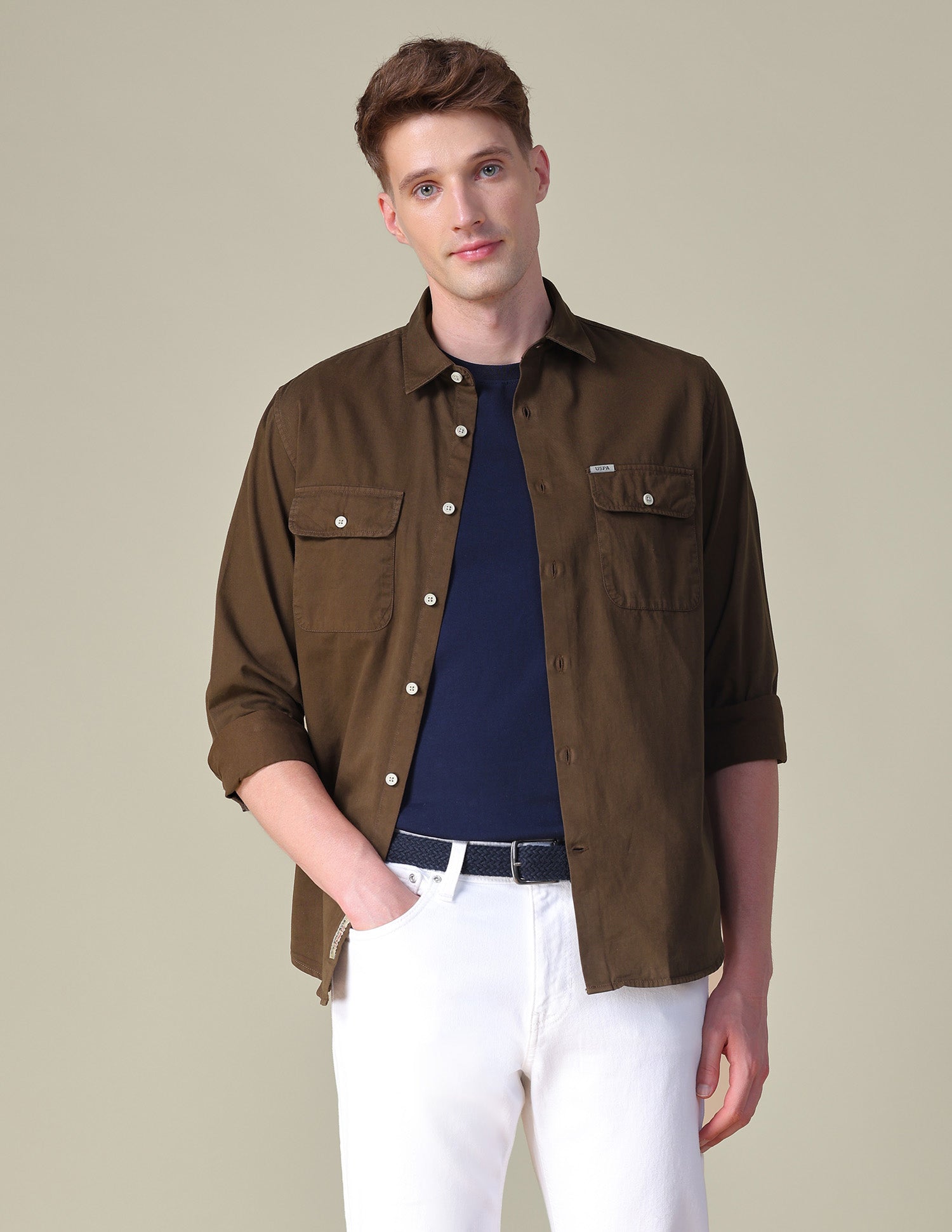 Twill Slim Fit Shirt