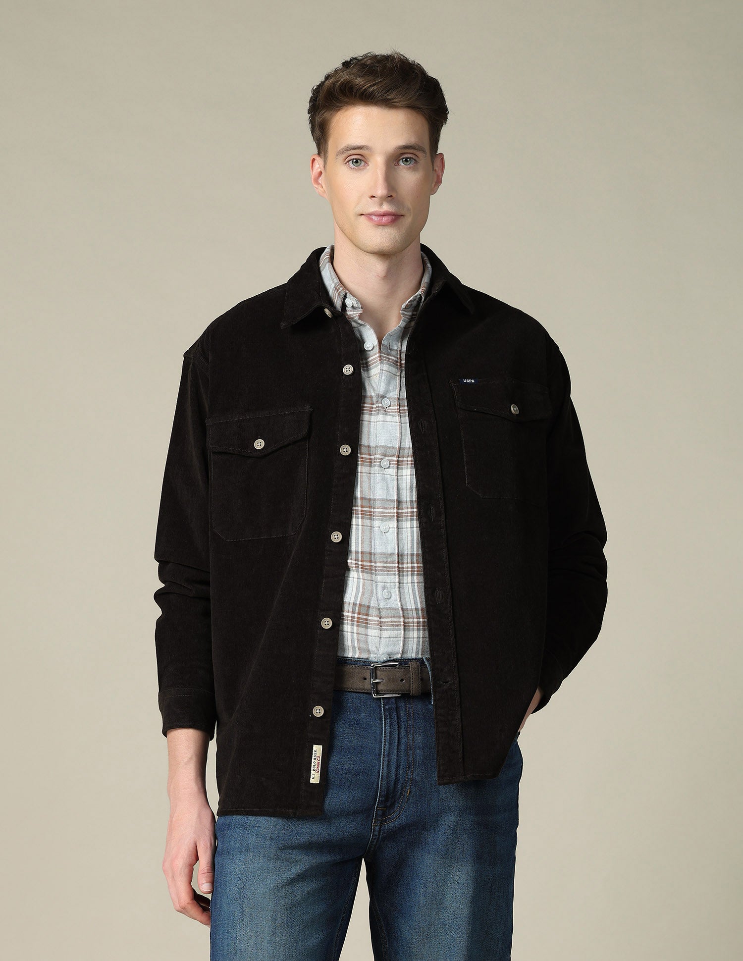 Corduroy Regular Fit Shacket