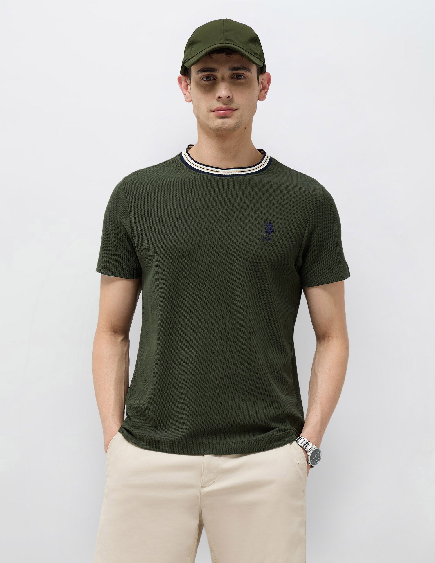 Solid Regular Fit T-Shirt