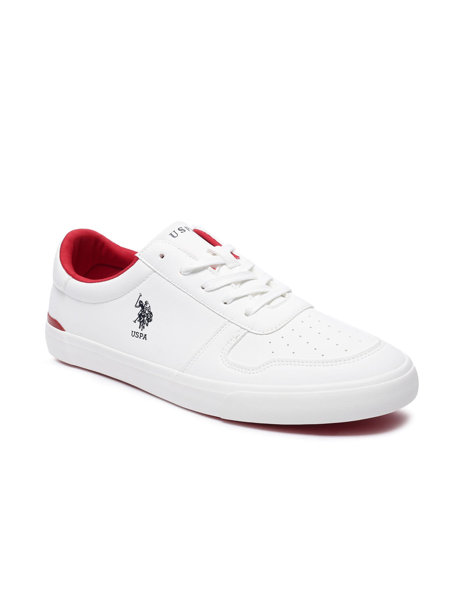 Men Britt 4.0 Solid Sneakers Off White - U.S. Polo Assn. India | Large