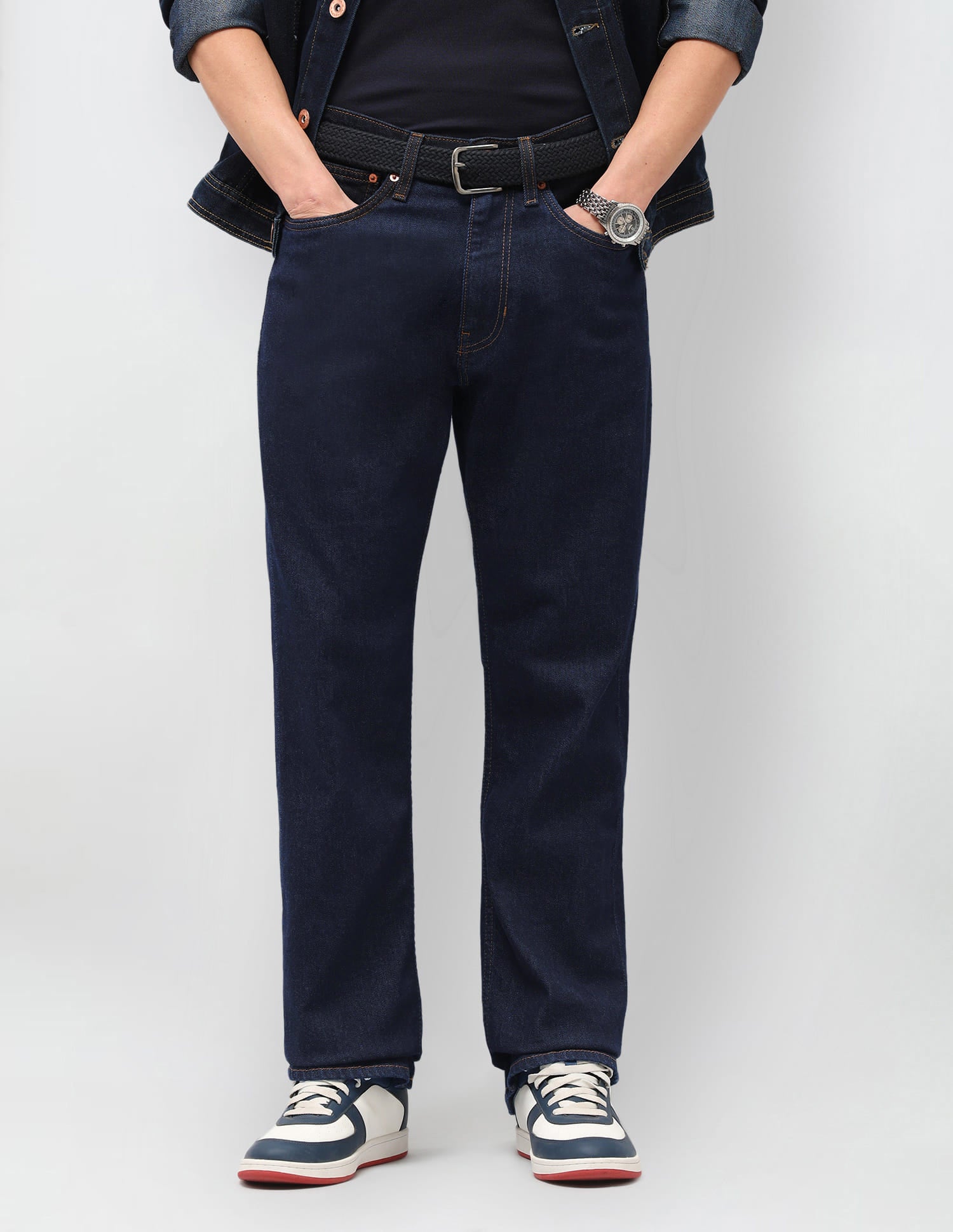 Solid Bootcut Jeans Blue - U.S. Polo Assn. India | Large