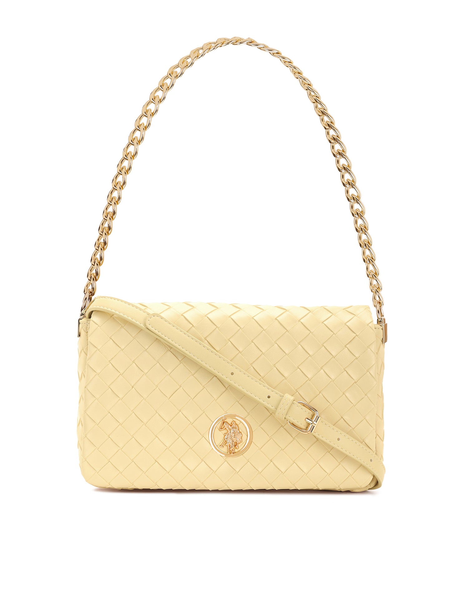 Women Angie Patterned Weave Crossbody Bag