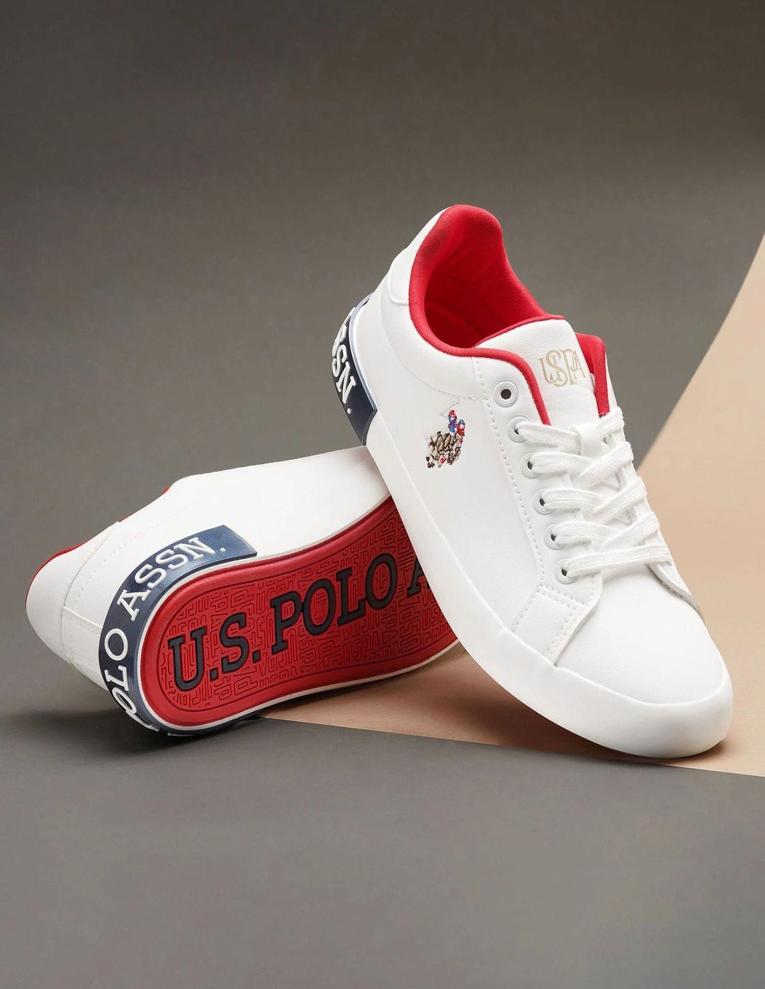 Aubrey 3.0 Off White Sneakers Shoes Off-White - U.S. Polo Assn. India | Large
