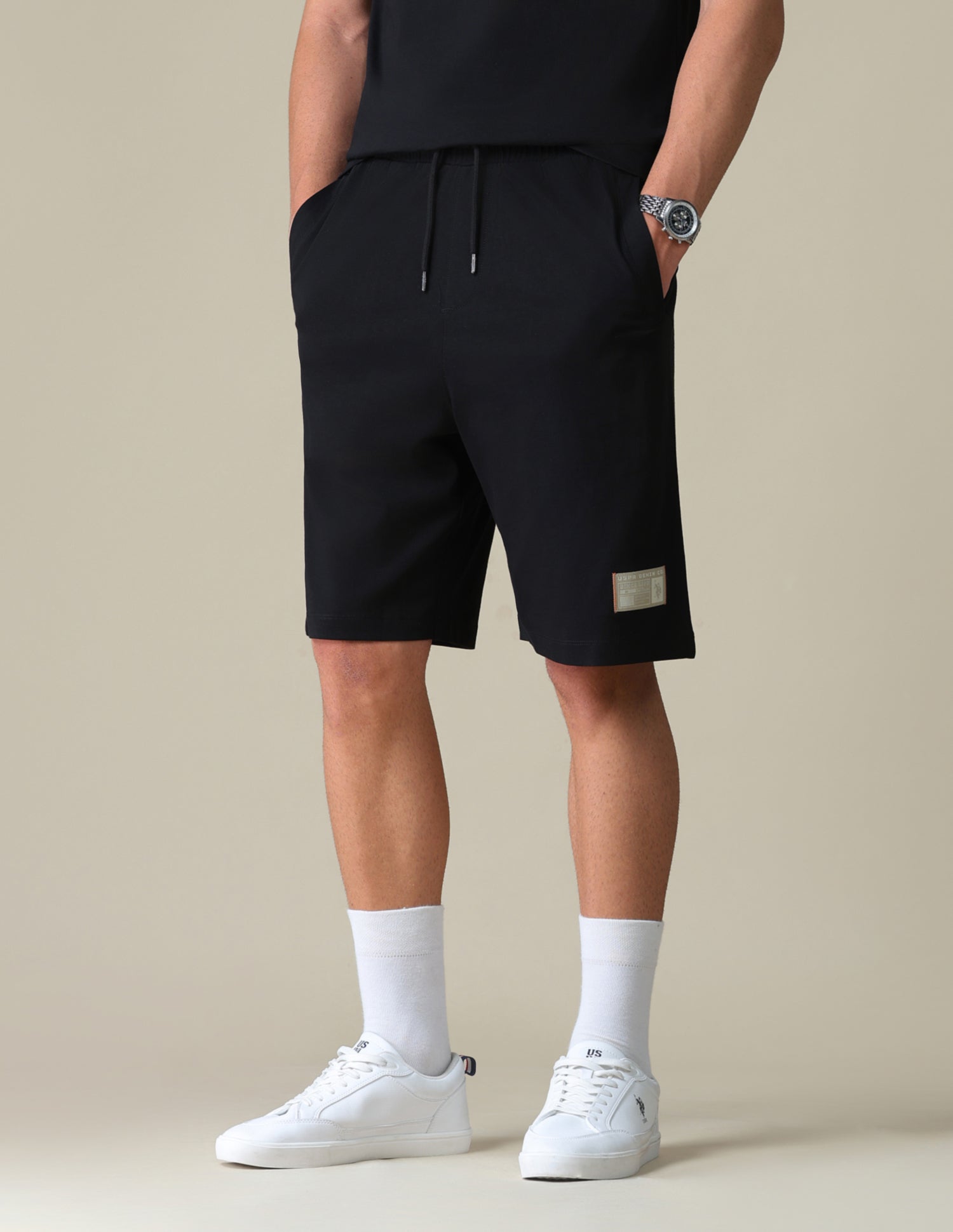 Regular Fit Knitted Shorts