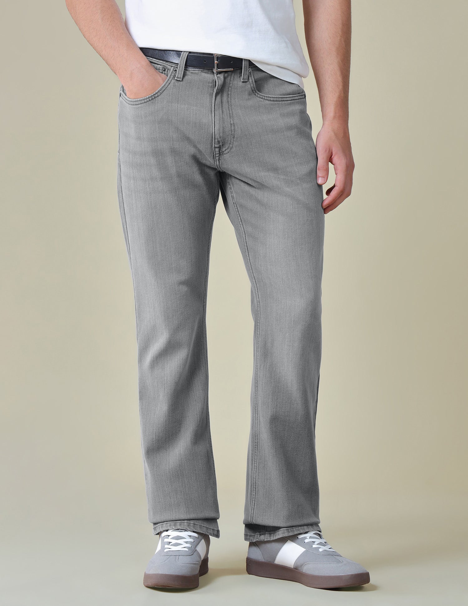 Connor Bootcut Fit Grey Jeans