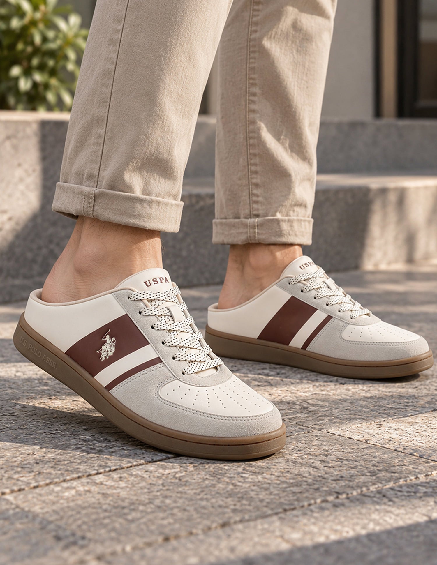 Camon 2.0 Low Top Sneakers Beige - U.S. Polo Assn. India | Large
