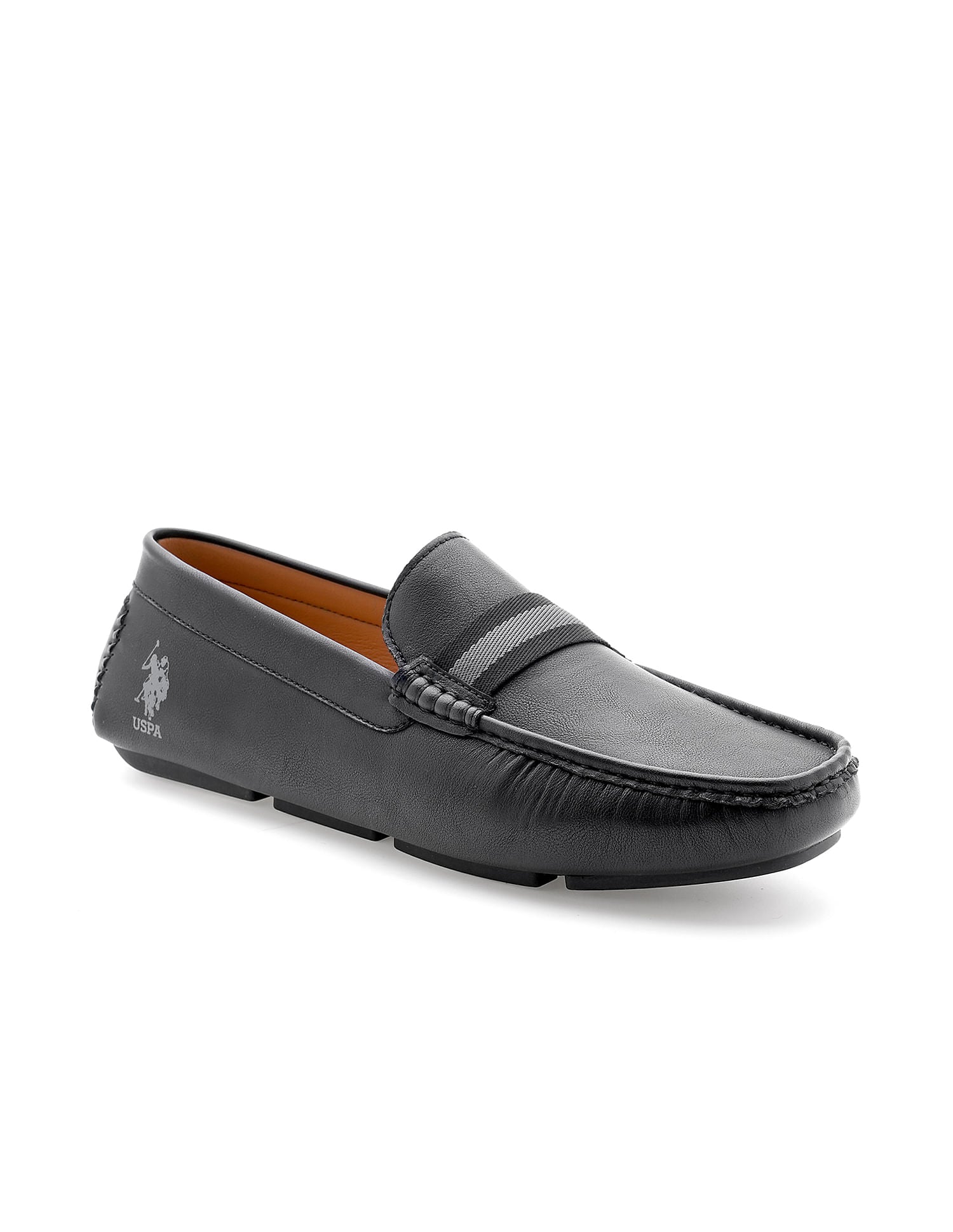 Men Bickford 5.0 Slip On Shoes Black - U.S. POLO ASSN. | Large