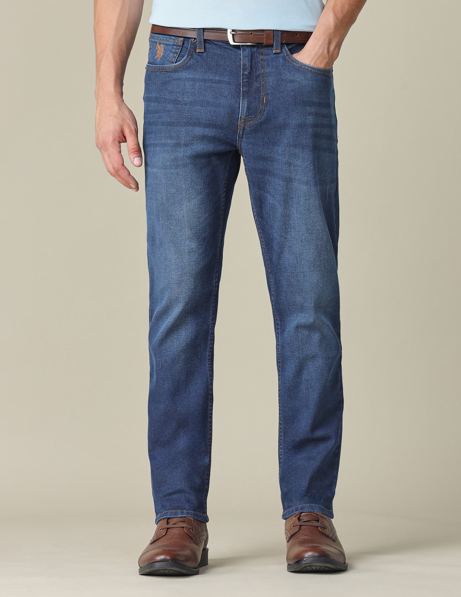 Cole Comfort Cropped Fit Mid Rise Jeans Jeans