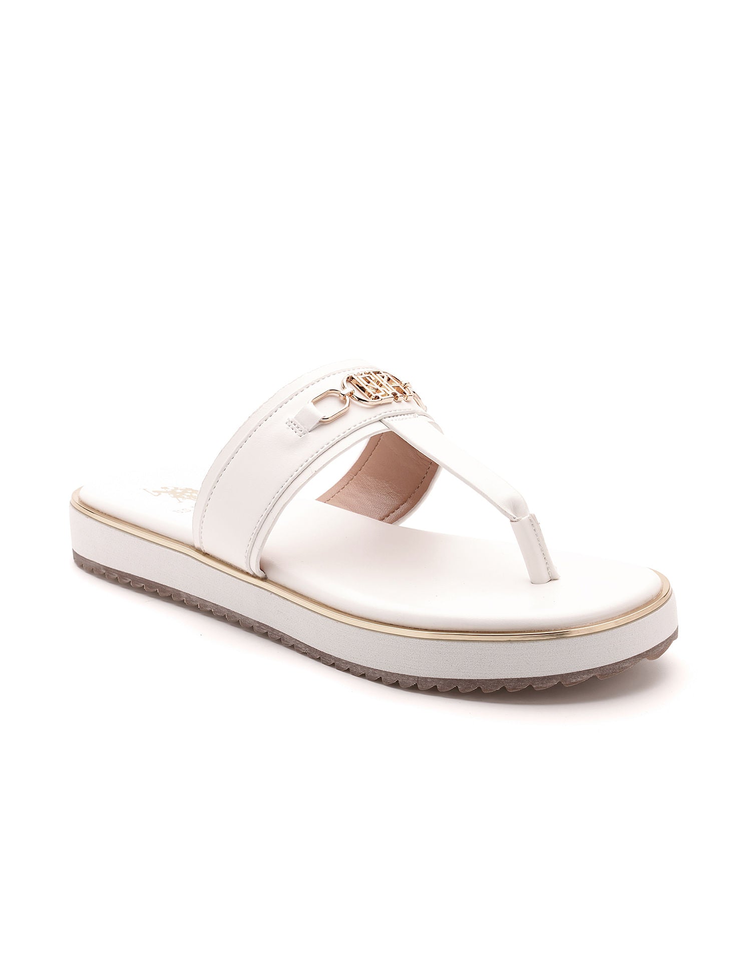 Women Comfort EVA Flat Matilde Sandals White - U.S. Polo Assn. India | Large