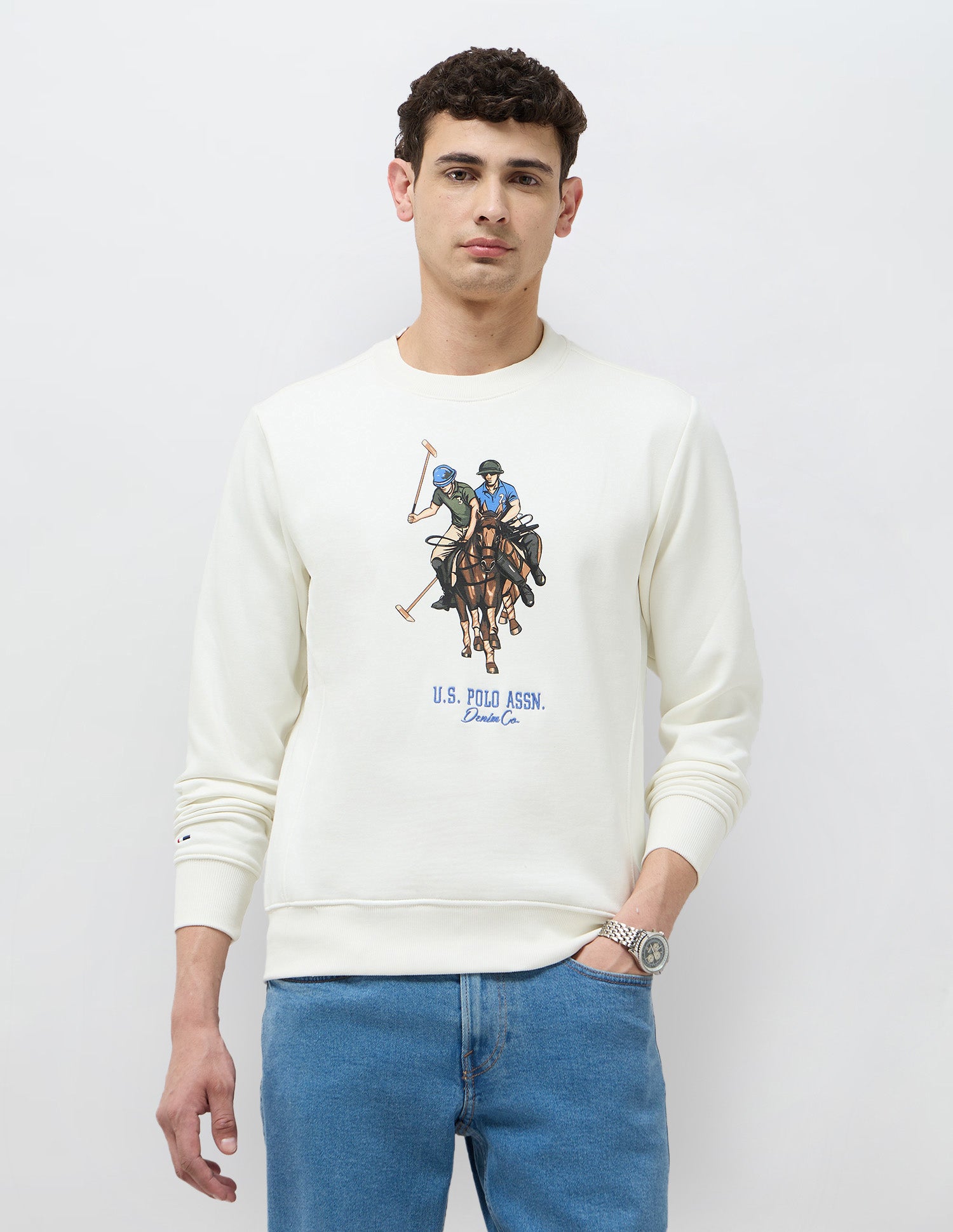 Graphic Brand Printed Sweatshirt