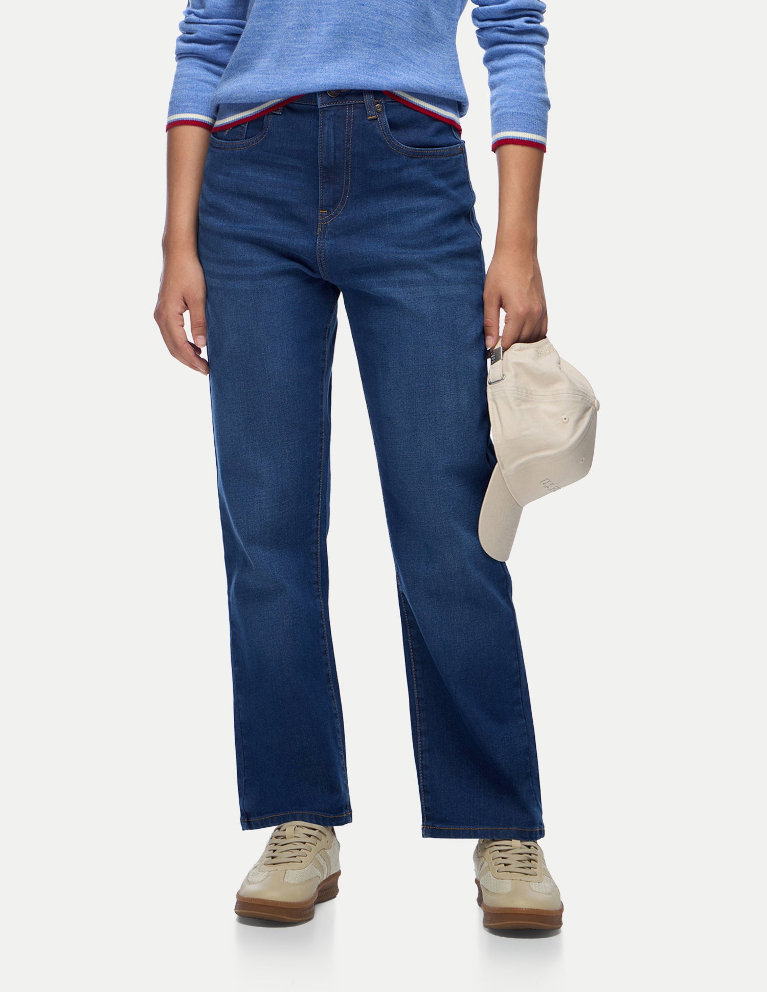 Straight Fit Blue Jeans Dark Blue - U.S. Polo Assn. India | Large