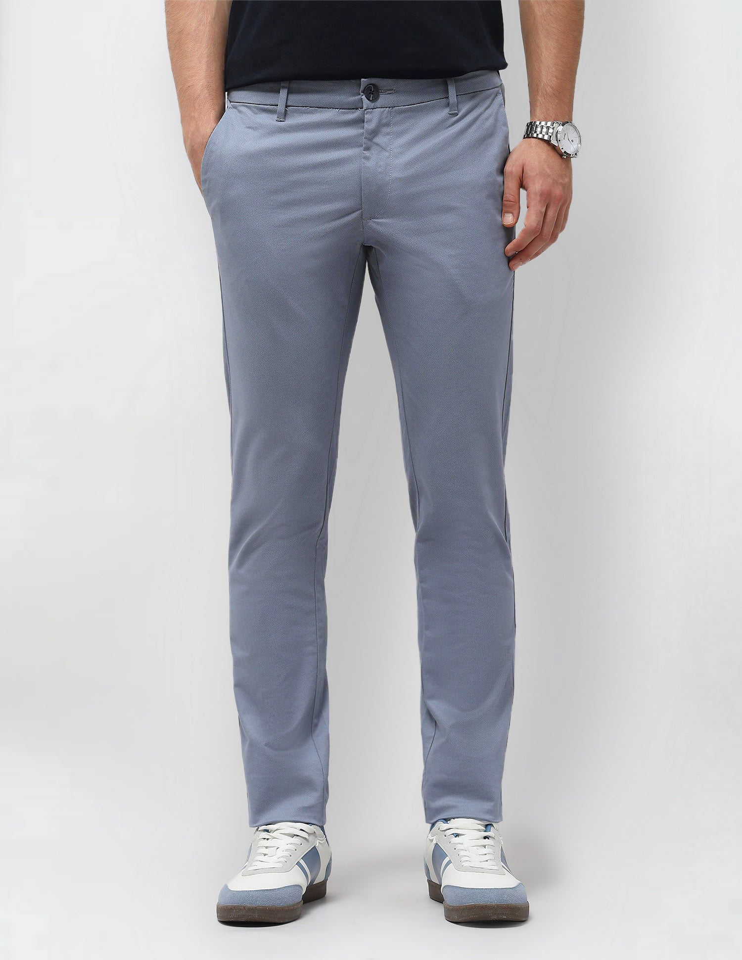 Denver Slim Fit Satin Trousers