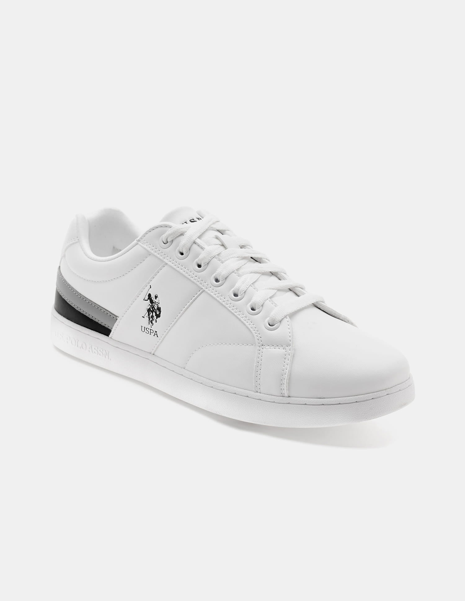 Men Vince 2.0 Round Toe Sneakers White - U.S. Polo Assn. India | Large