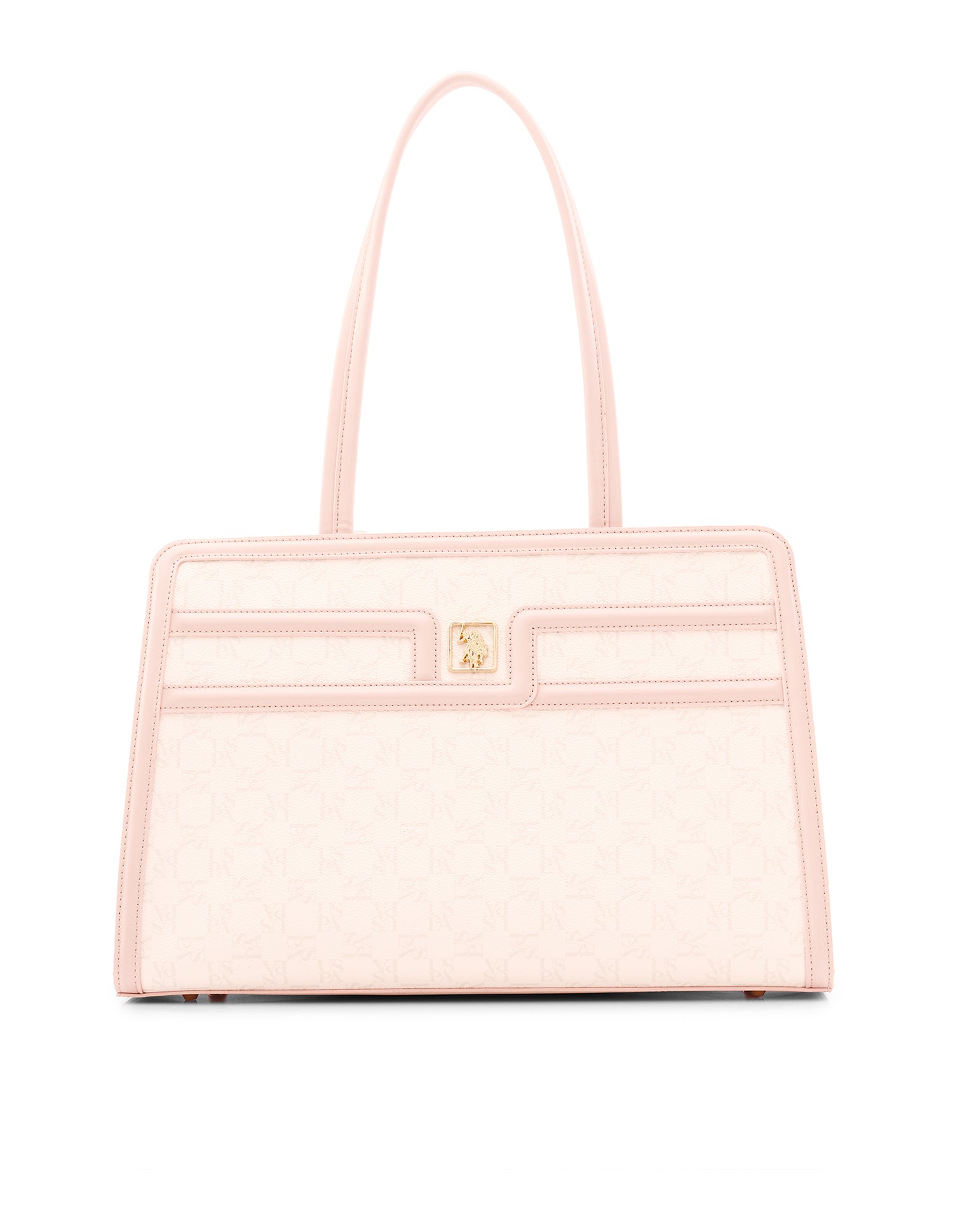 Carmen Monogram Satchel Bag White - U.S. Polo Assn. India | Large