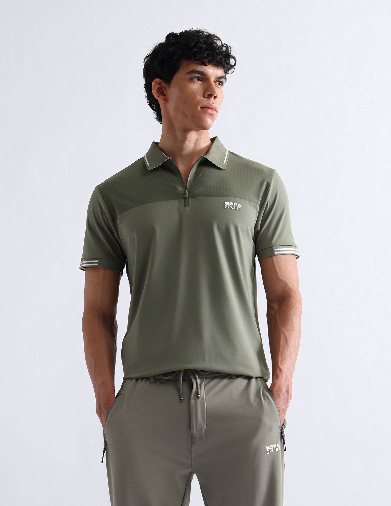 Solid Slim Fit Polo Shirt