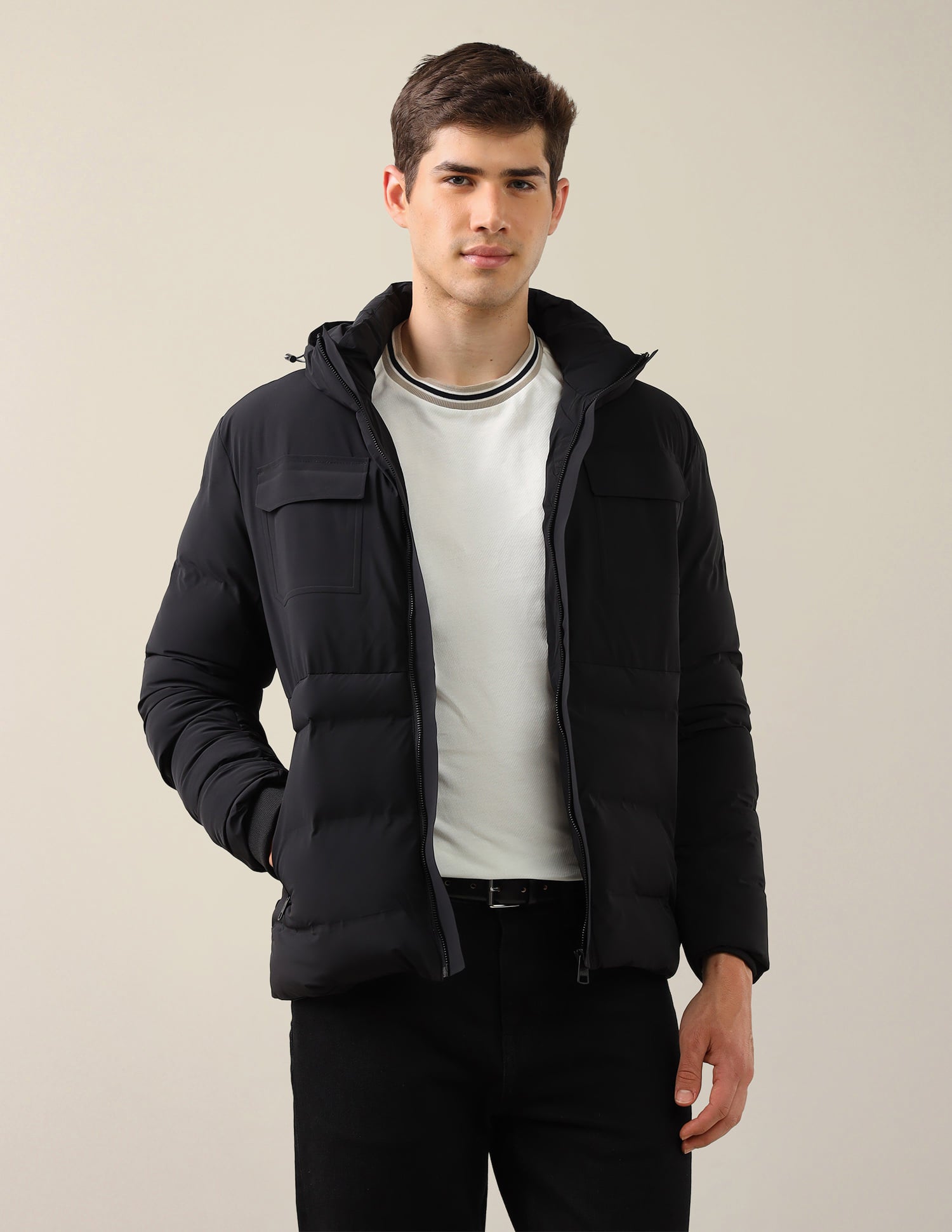 Legend Of Horseshoe Puffer Jacket Black - U.S. Polo Assn. India | Large