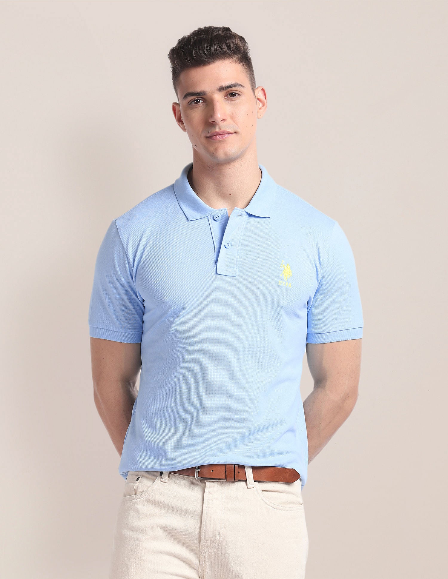 Cotton Slim Polo Shirt – U.S. Polo Assn. India
