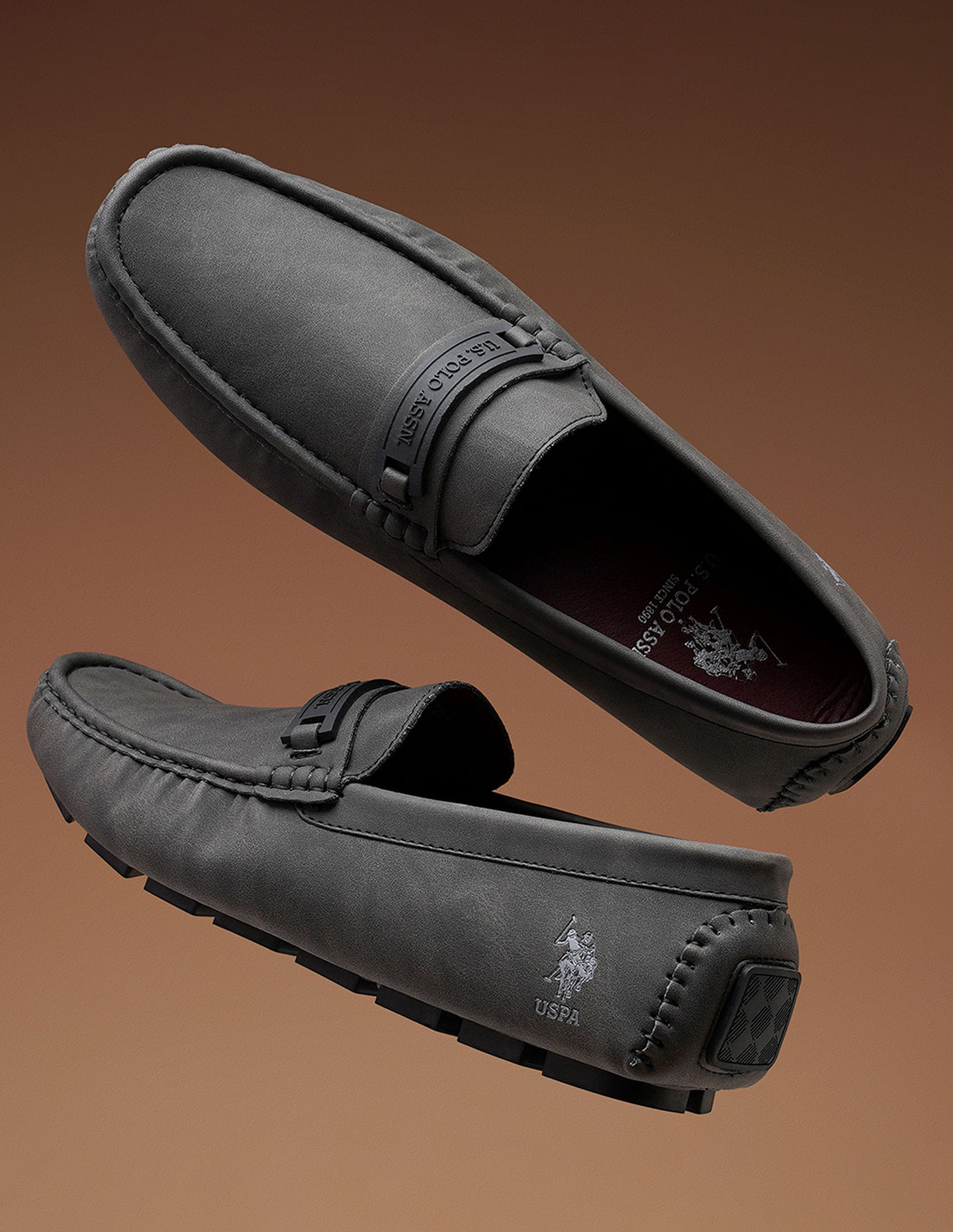 Men Scott 3.0 Slip-On Shoes Black - U.S. Polo Assn. India | Large