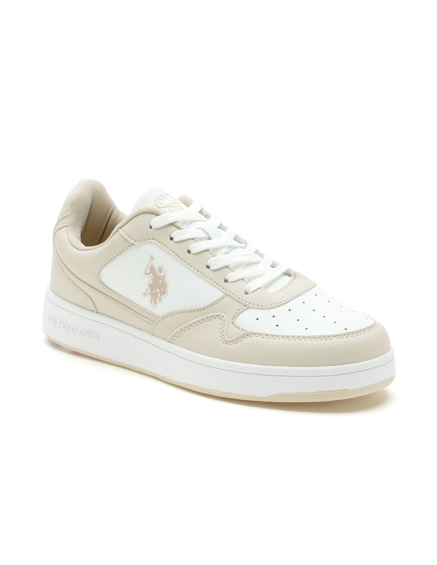 Women Colour Block Nova Sneakers Nude - U.S. Polo Assn. India | Large