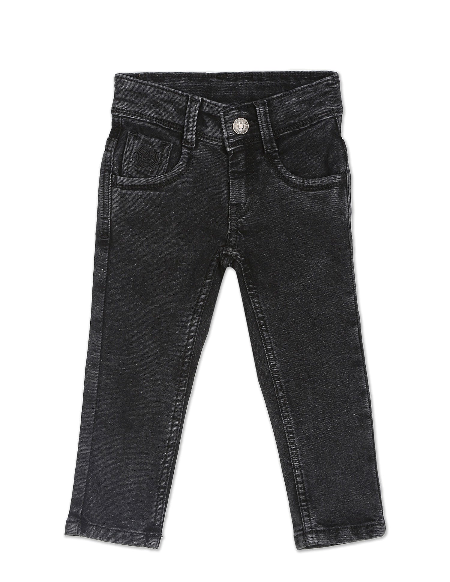 Skinny Fit Faded Jeans Black - U.S. Polo Assn. India | Large