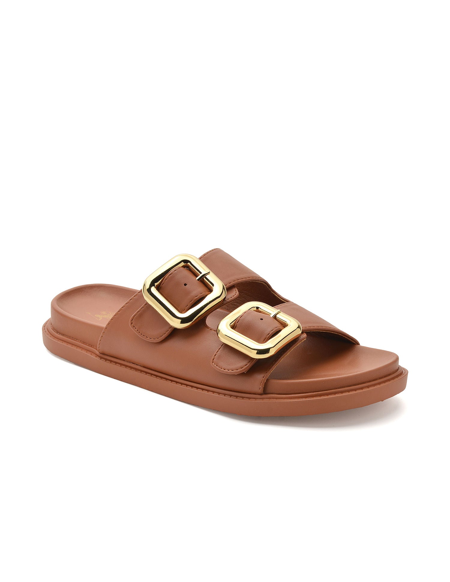 Textured Giovanna Slippers Tan - U.S. POLO ASSN. | Large