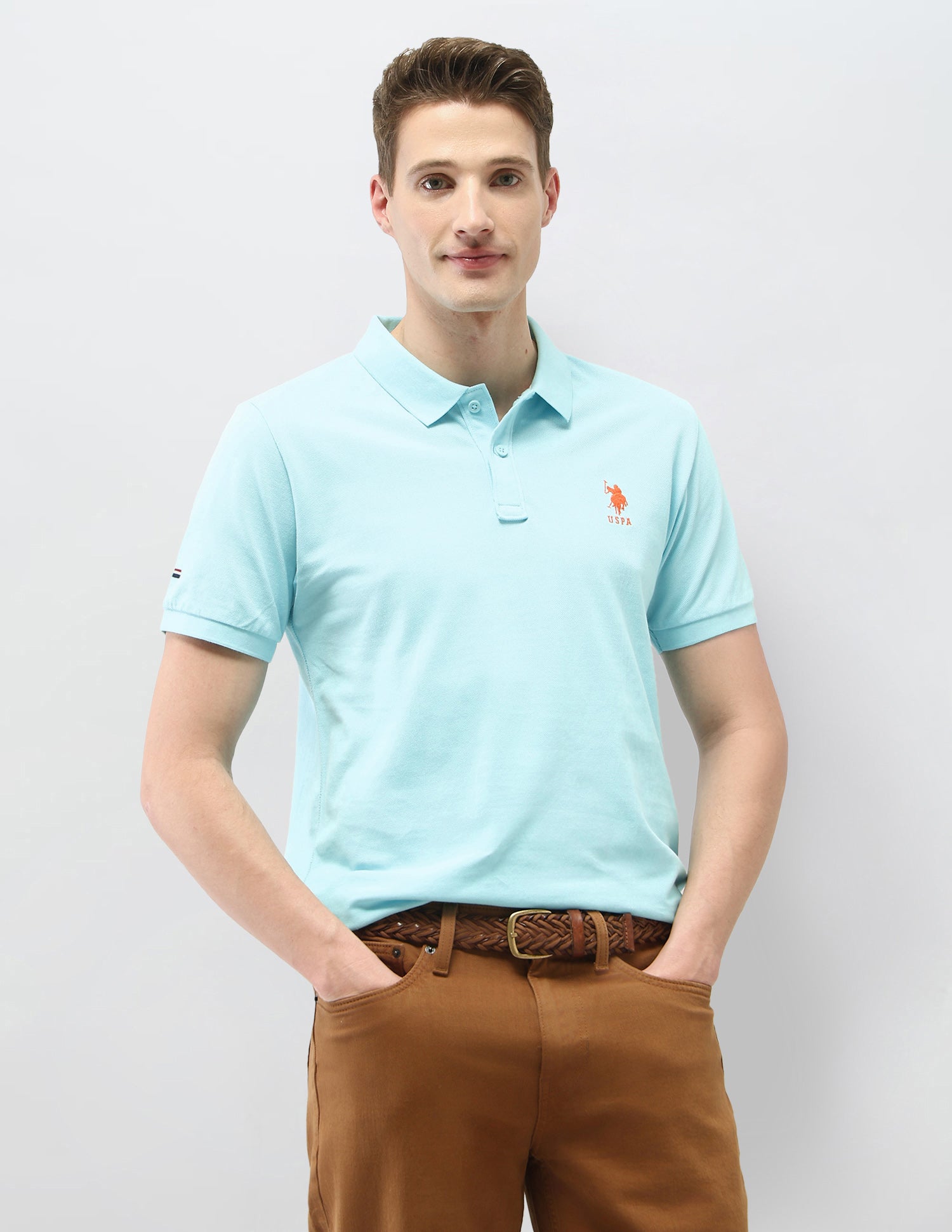 Solid Slim Fit Polo Shirt