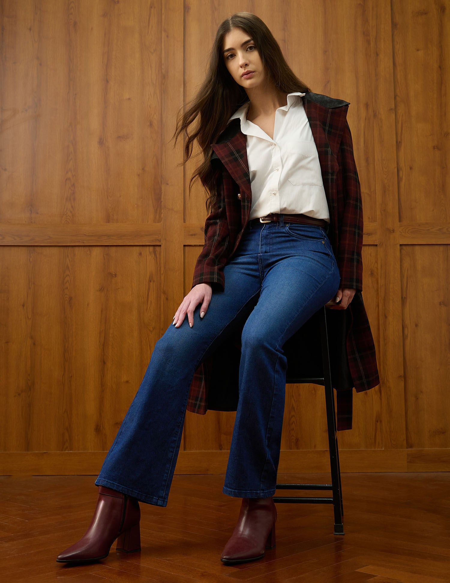 Ultra-High Rise Bootcut Jeans