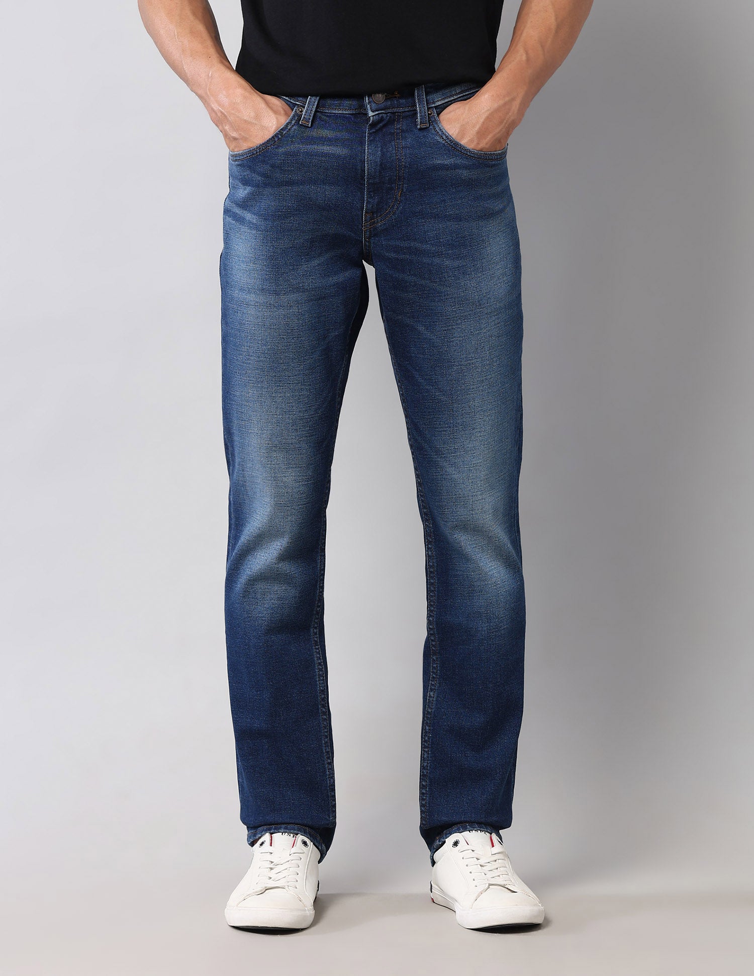 Brandon Slim Tapered Fit Blue Vintage Jeans