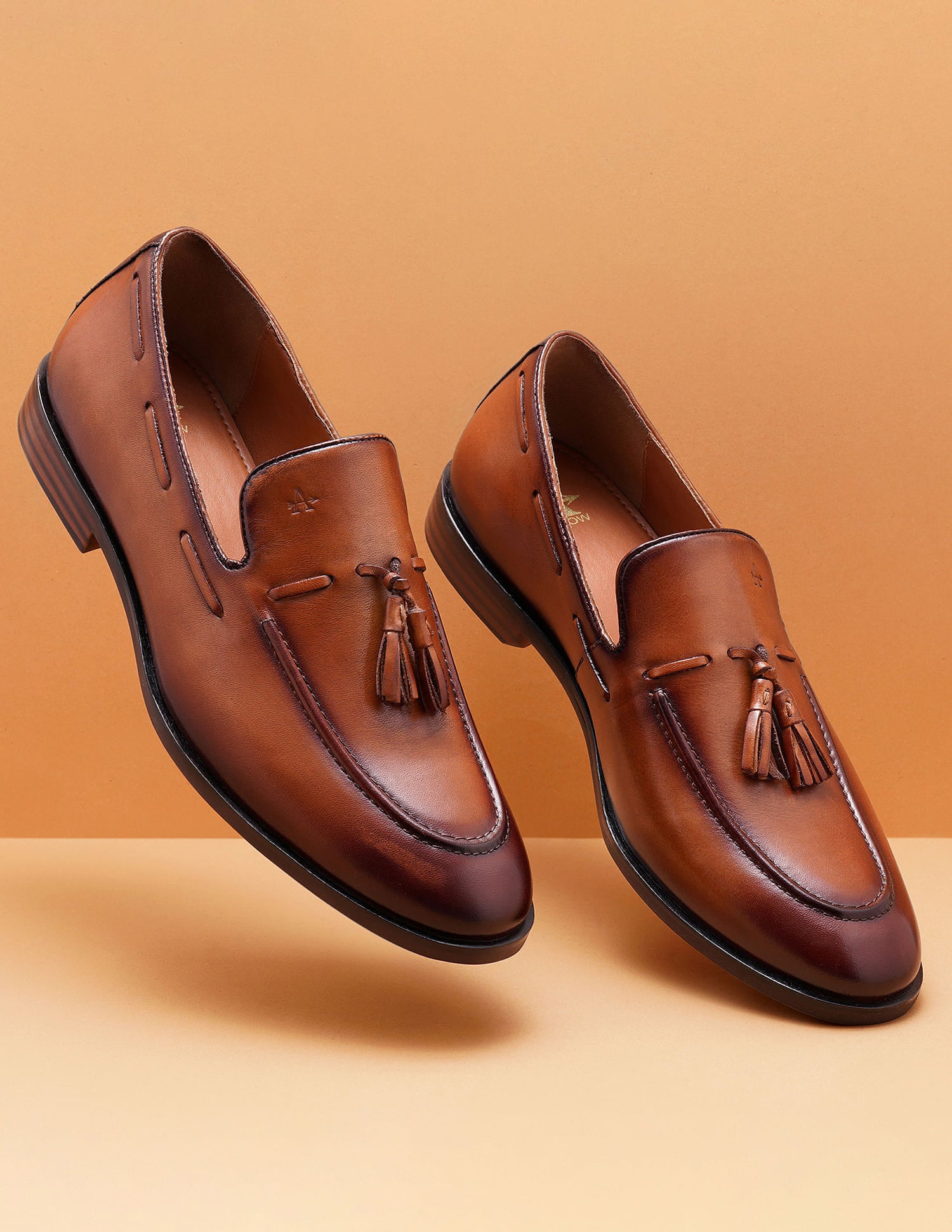 Joules 4.0 Leather Shoes Tan - U.S. Polo Assn. India | Large