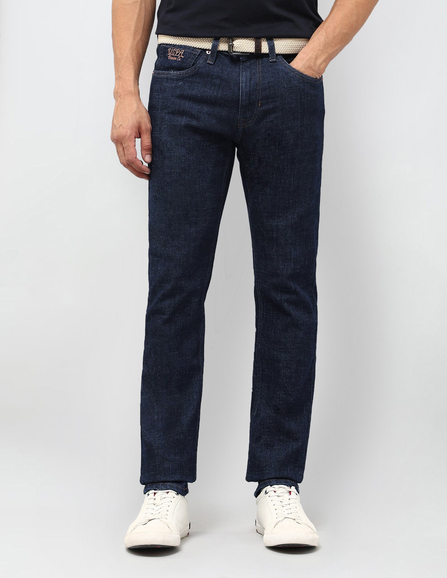 Regallo Skinny Fit Blue Jeans Indigo - U.S. Polo Assn. India | Large