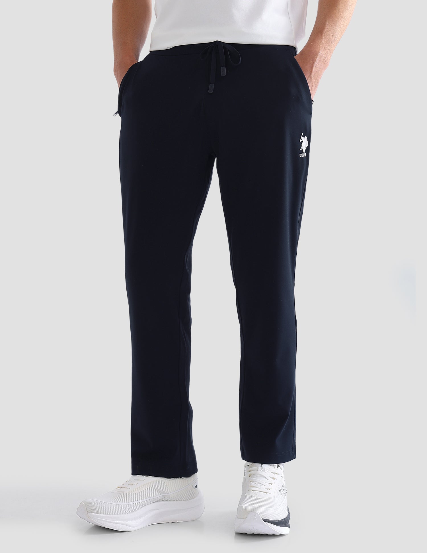 Slim Fit Mid Rise Active Track Pants