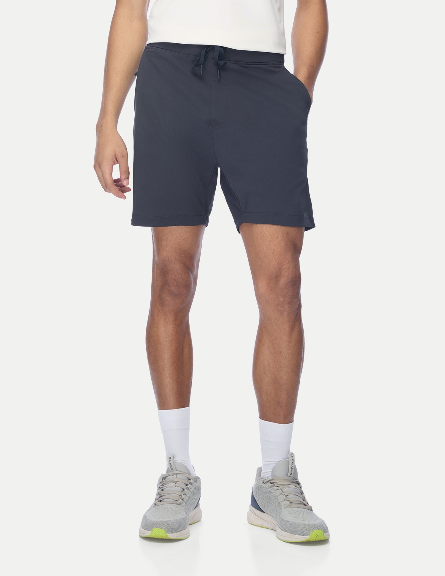 Mid Rise Regular Fit Active Shorts Navy - U.S. Polo Assn. India | Large