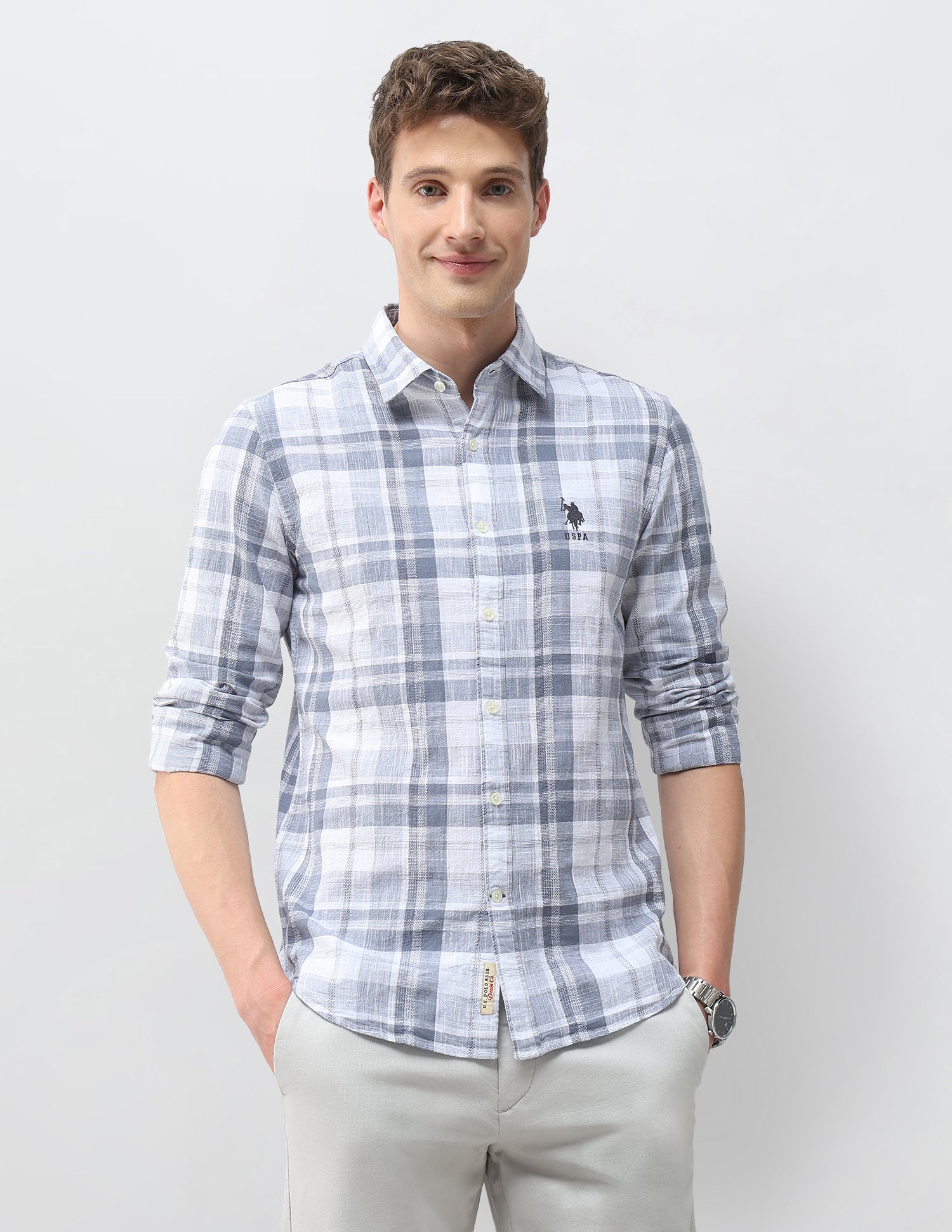 Tartan Checked Dobby Shirt