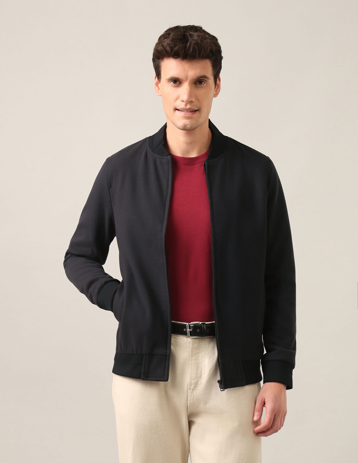 Knitted Bomber Jacket