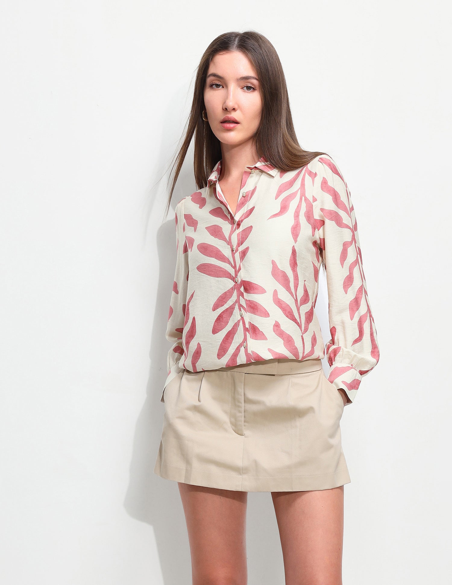 All Over Printed Relaxed Fit Shirt