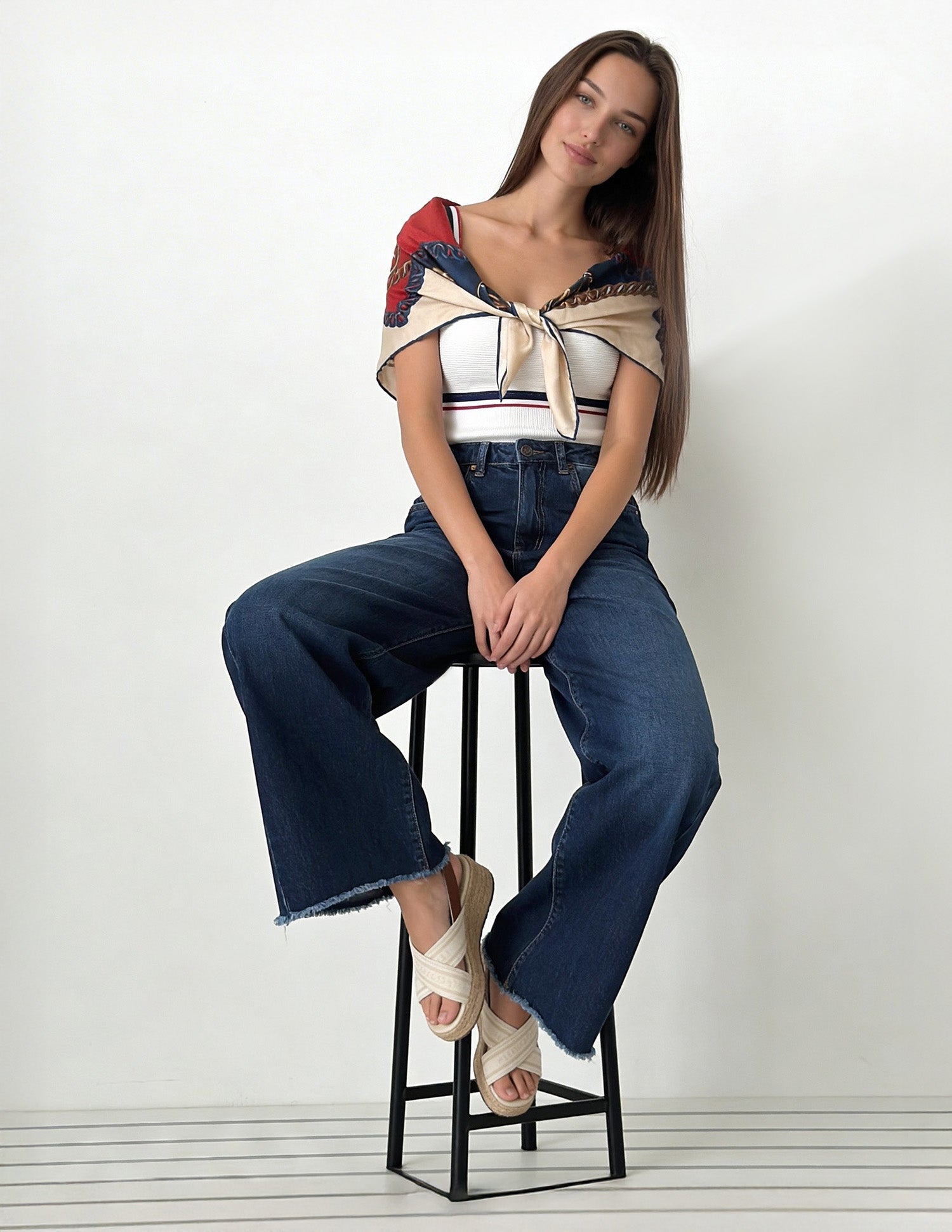 High Rise Flared Fit Jeans