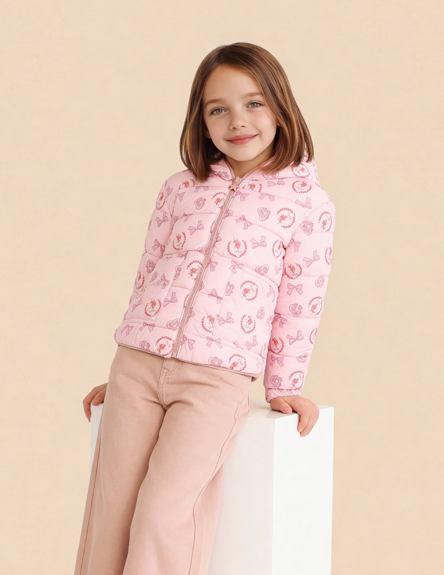 Girls Reversible Regular Fit Jacket